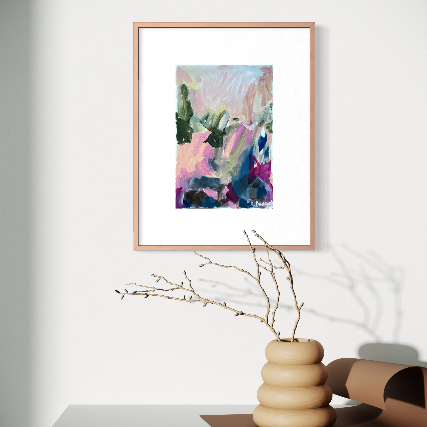 “Playing” A4 Original Abstract on Paper