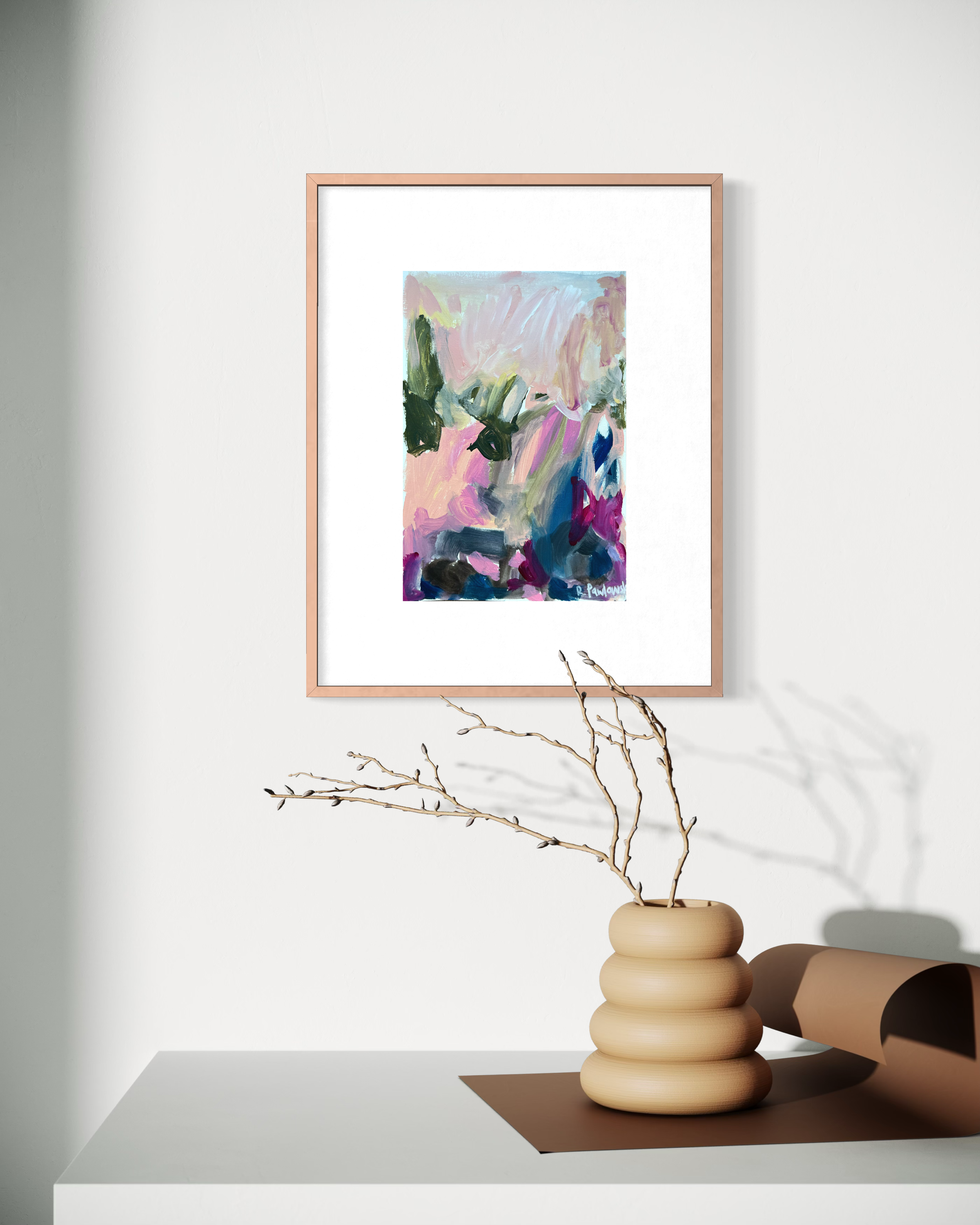 “Playing” A4 Original Abstract on Paper