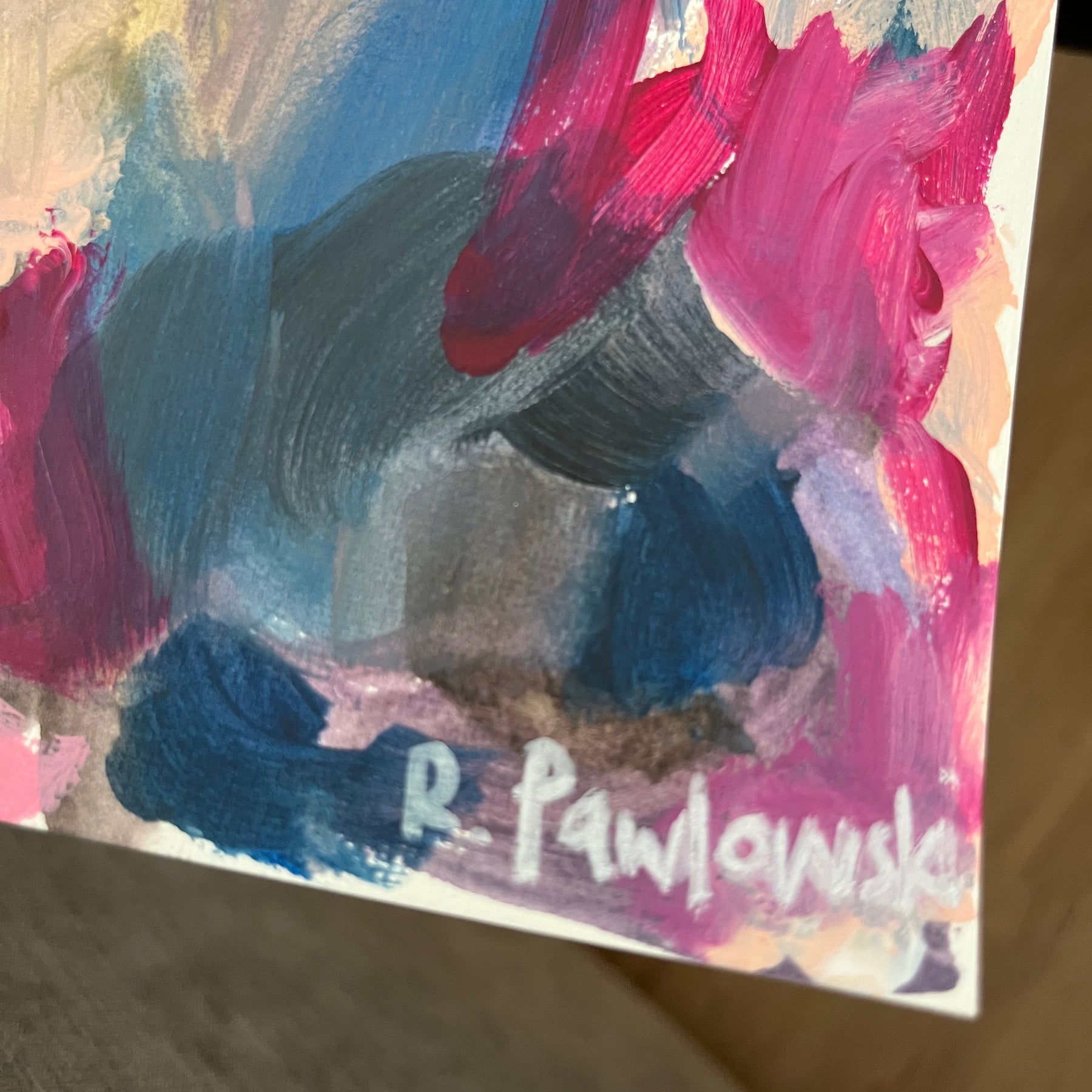 “Playing” A4 Original Abstract on Paper