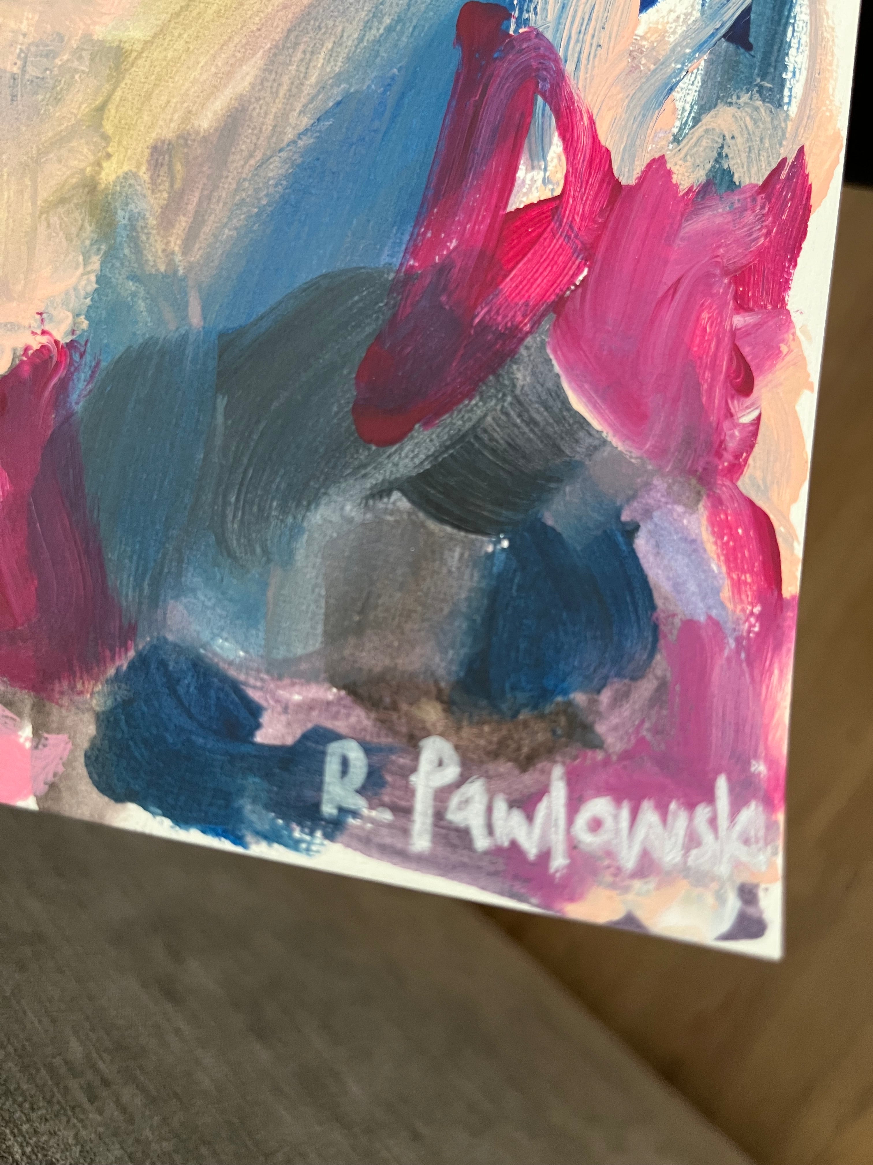 “Playing” A4 Original Abstract on Paper