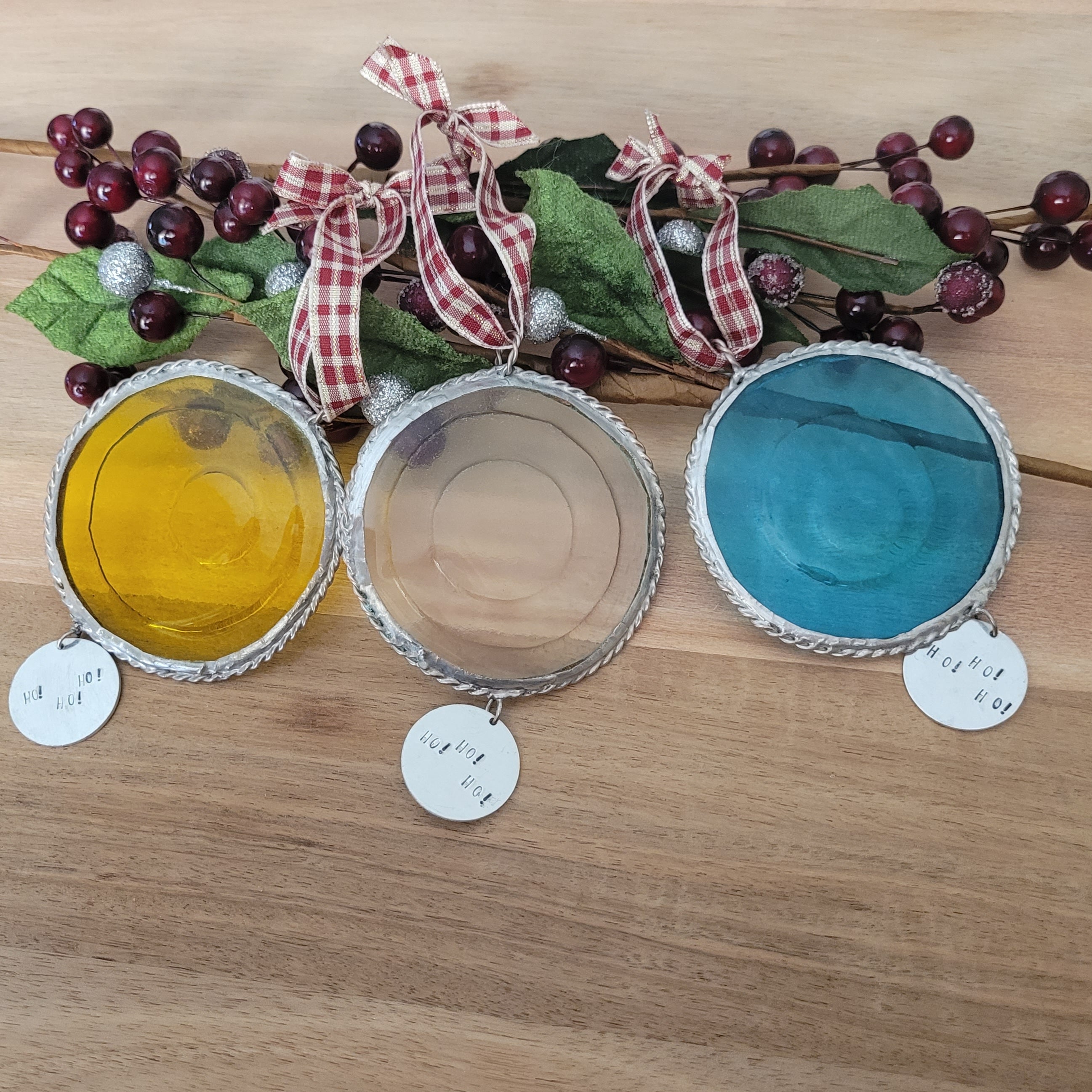 Fused Glass Xmas Ornament - limited edition (2 of 3)