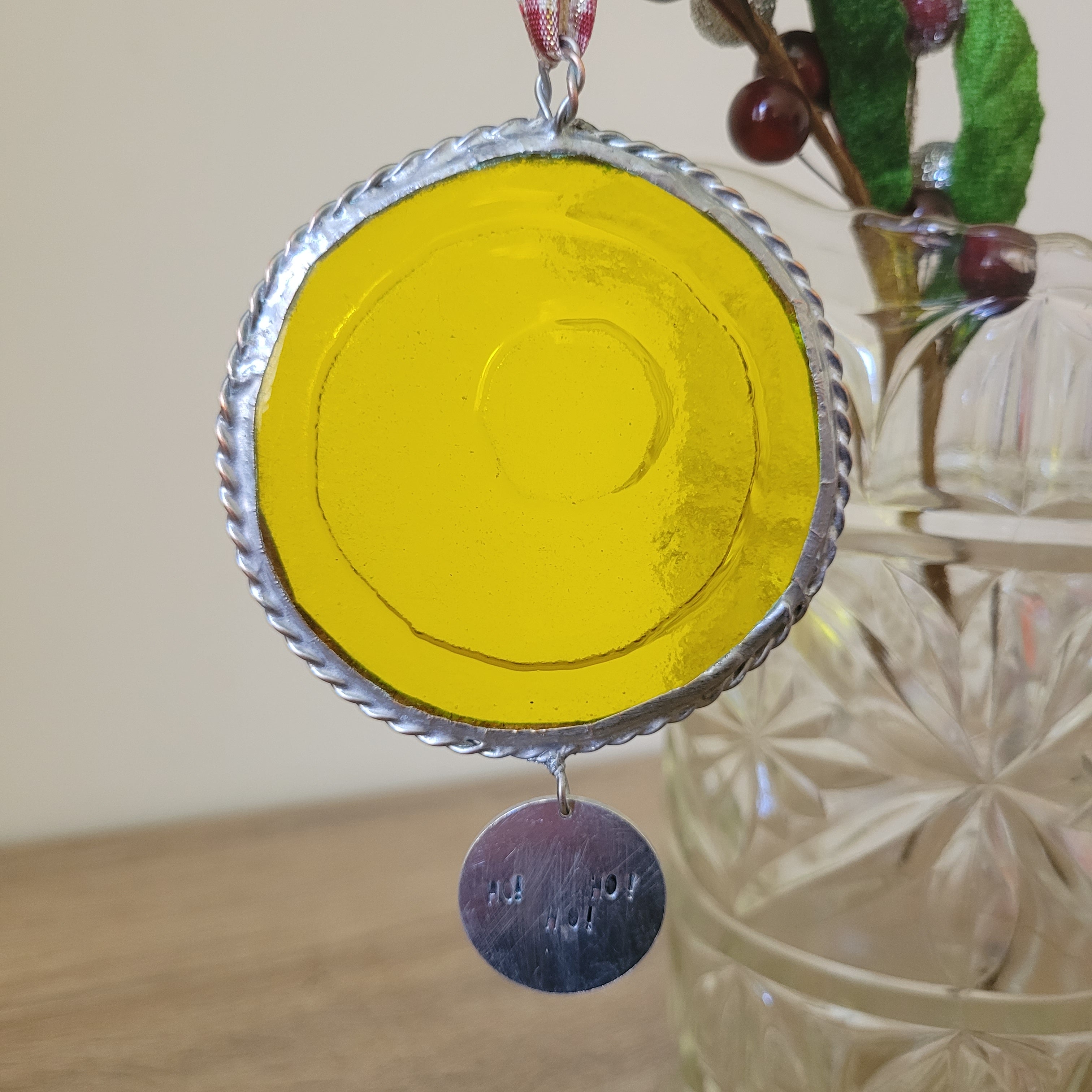 Fused Glass Xmas Ornament - limited edition (2 of 3)