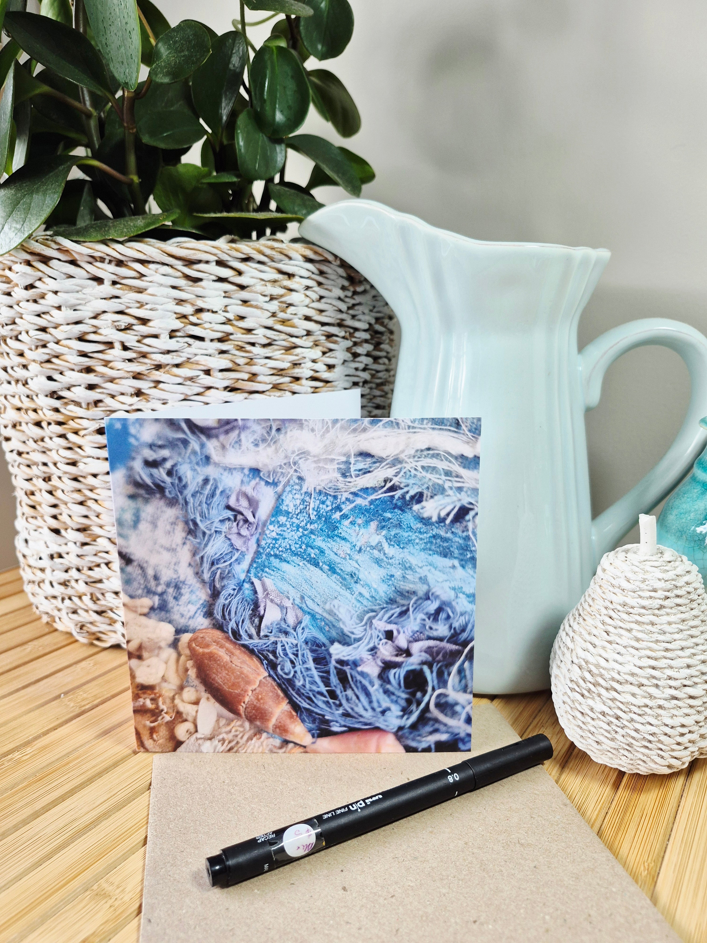 Blank Card - Blue seas