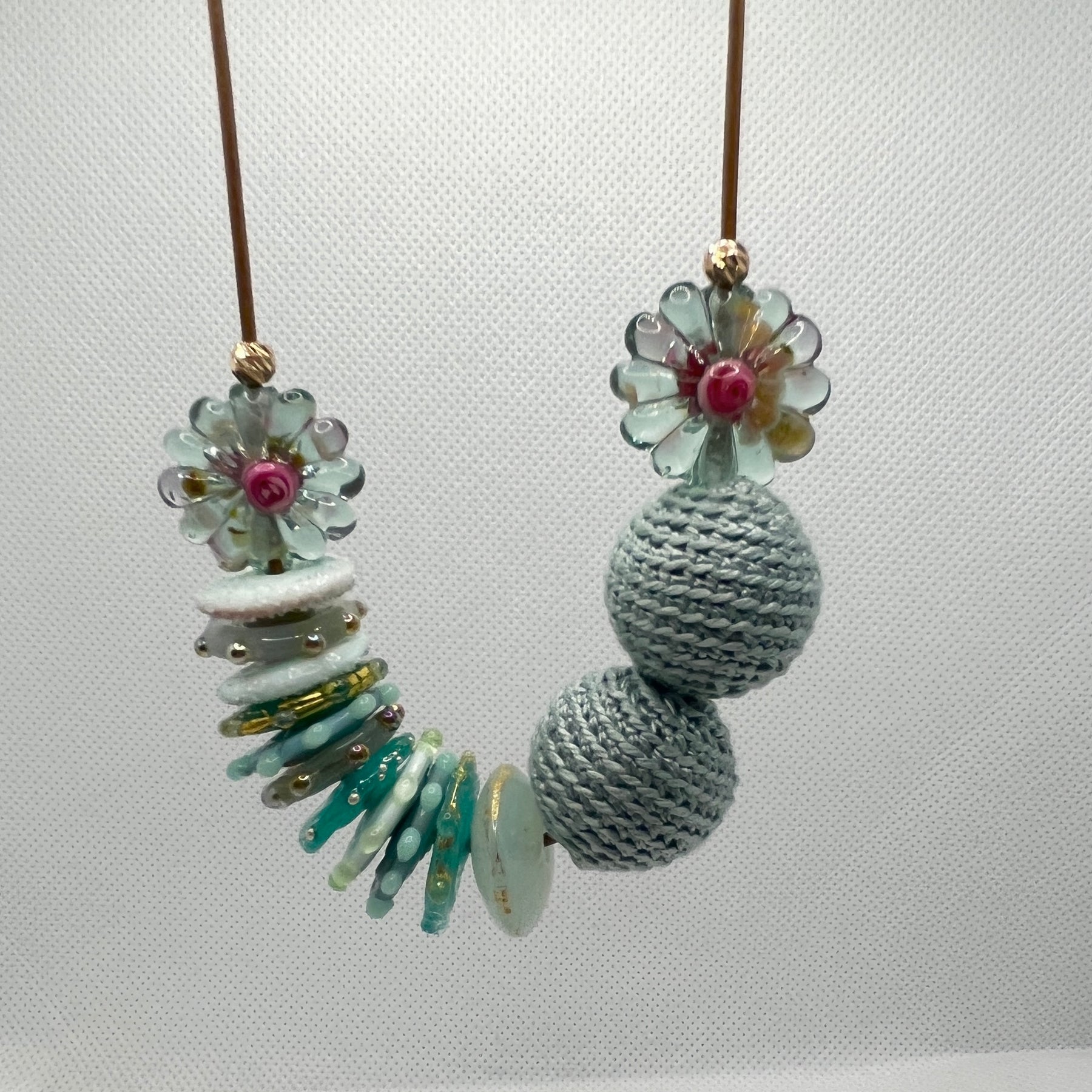 Handmade Adjustable Necklace - Sea Breeze