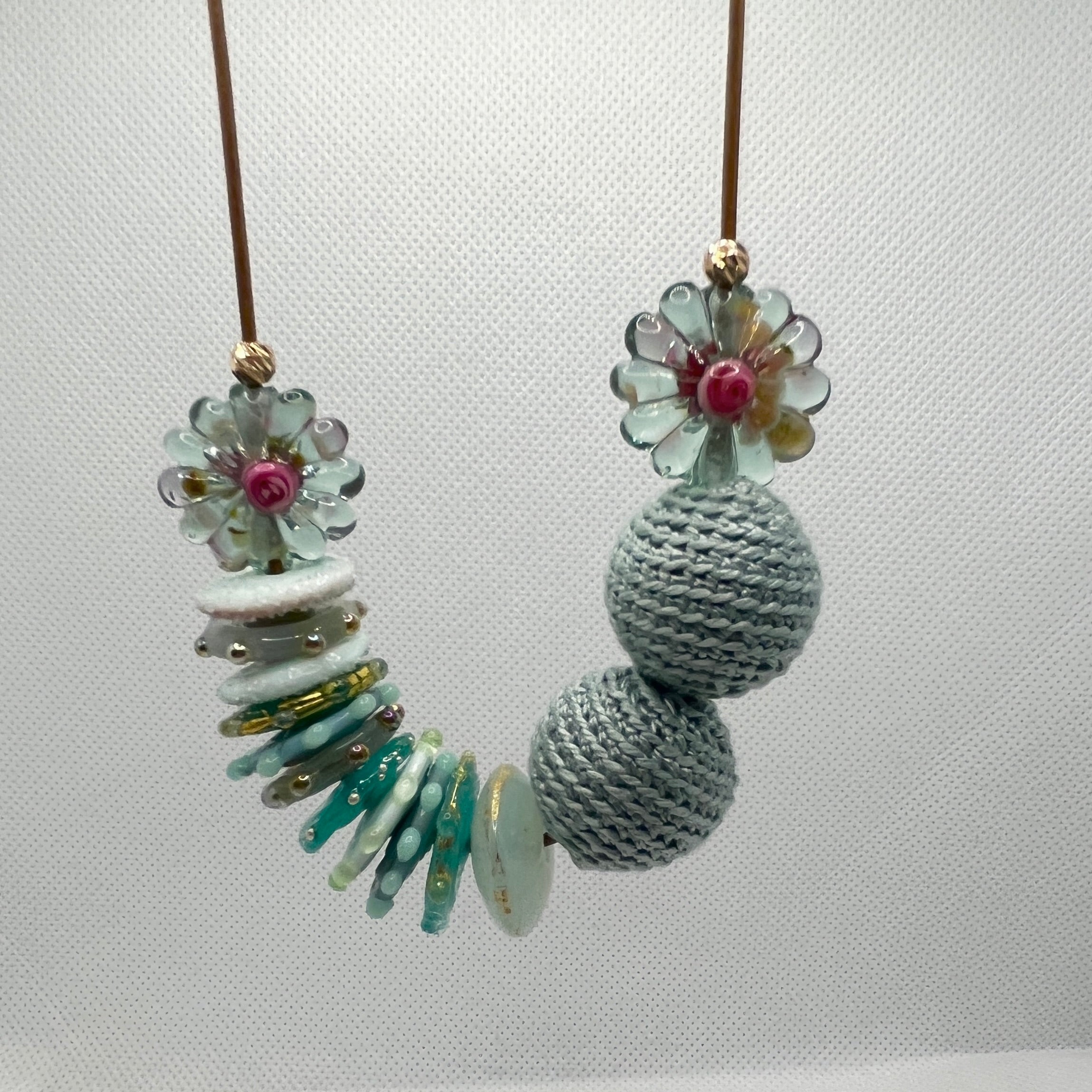 Handmade Adjustable Necklace - Sea Breeze