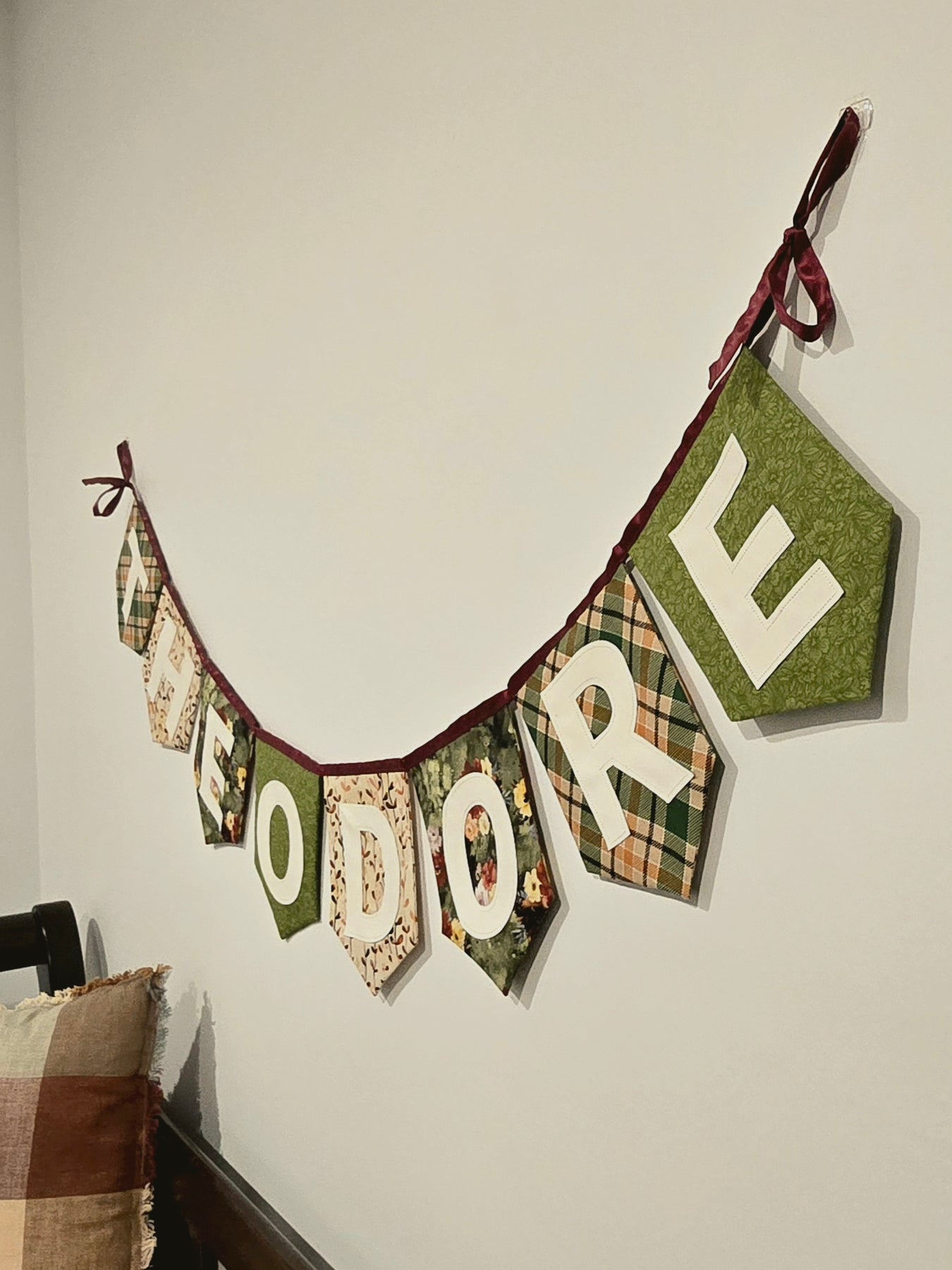 Personalised Bunting: Handmade Nursery Keepsake