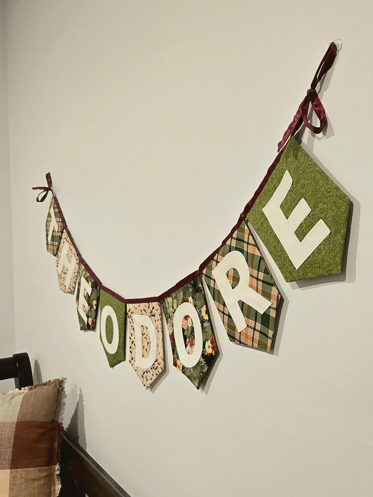 Personalised Bunting: Handmade Nursery Keepsake