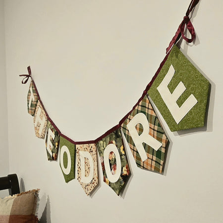 Personalised Bunting: Handmade Nursery Keepsake