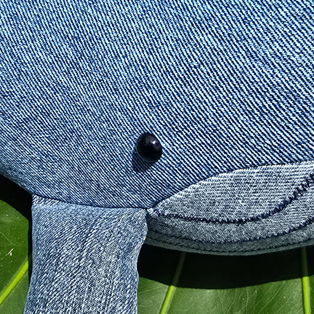 Upcycled Denim Whale