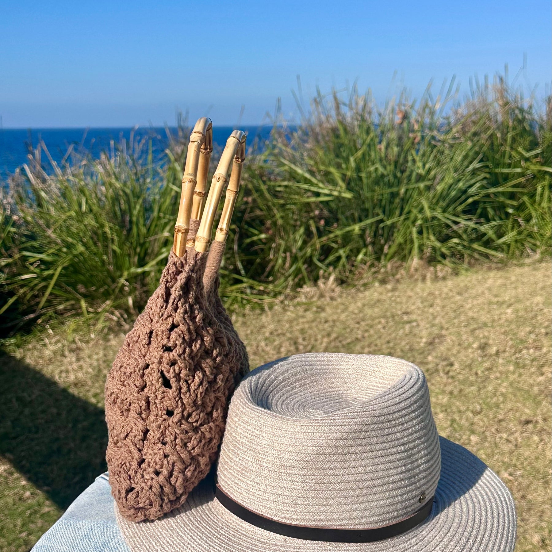 Naomi Bag | Hand-Crocheted Celtic Weave Handbag