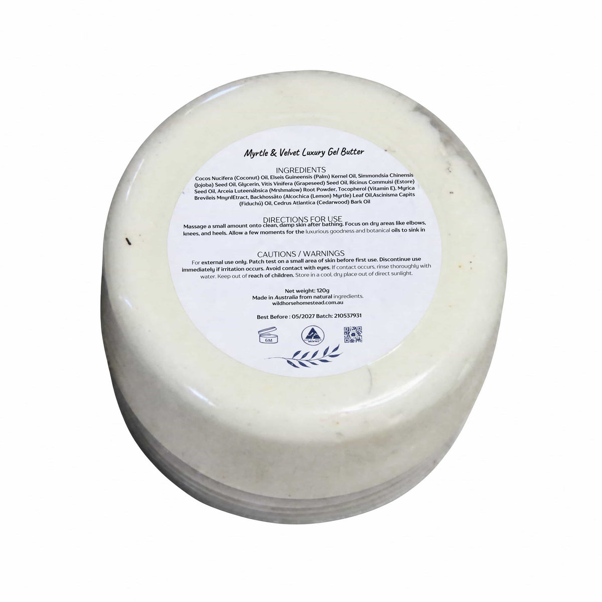 Wildhorse Myrtle & Velvet Luxury Gel-Butter