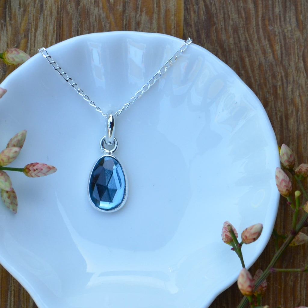 Custom for Laura - Topaz Pendant