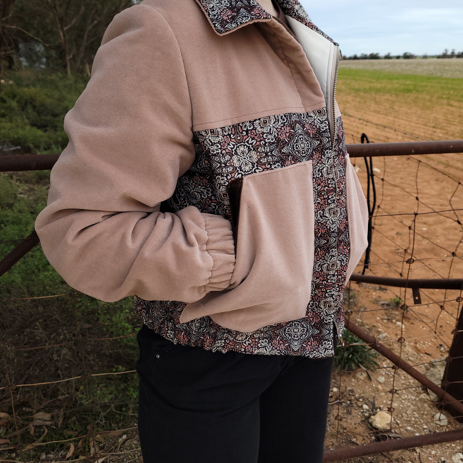 Dusk Til Dawn - Retro Bomber jacket - S/M