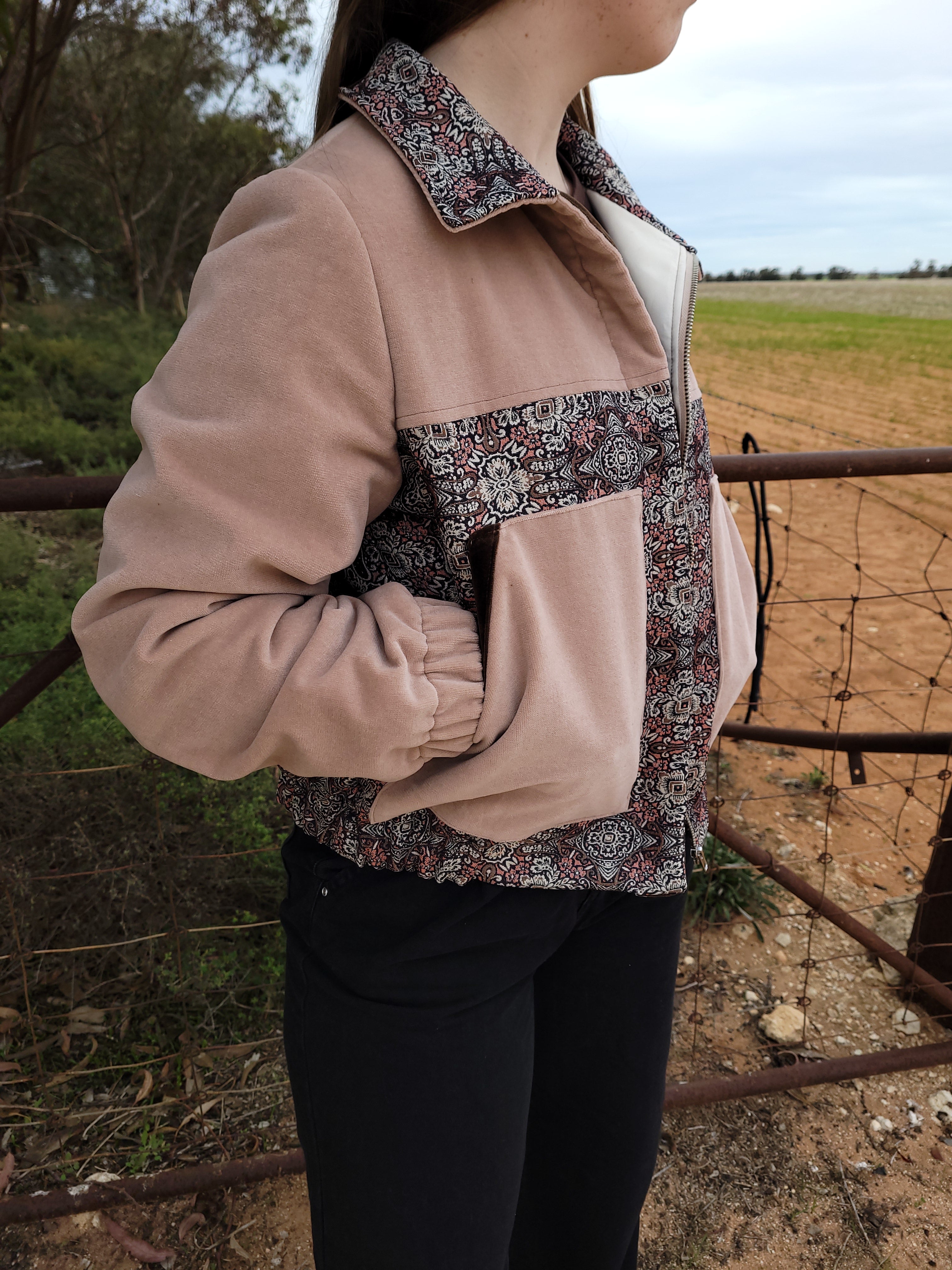 Dusk Til Dawn - Retro Bomber jacket - S/M