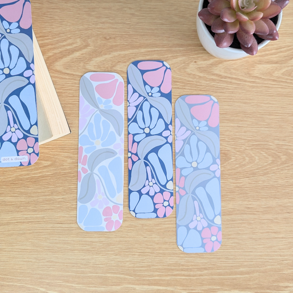 flowers bookmark