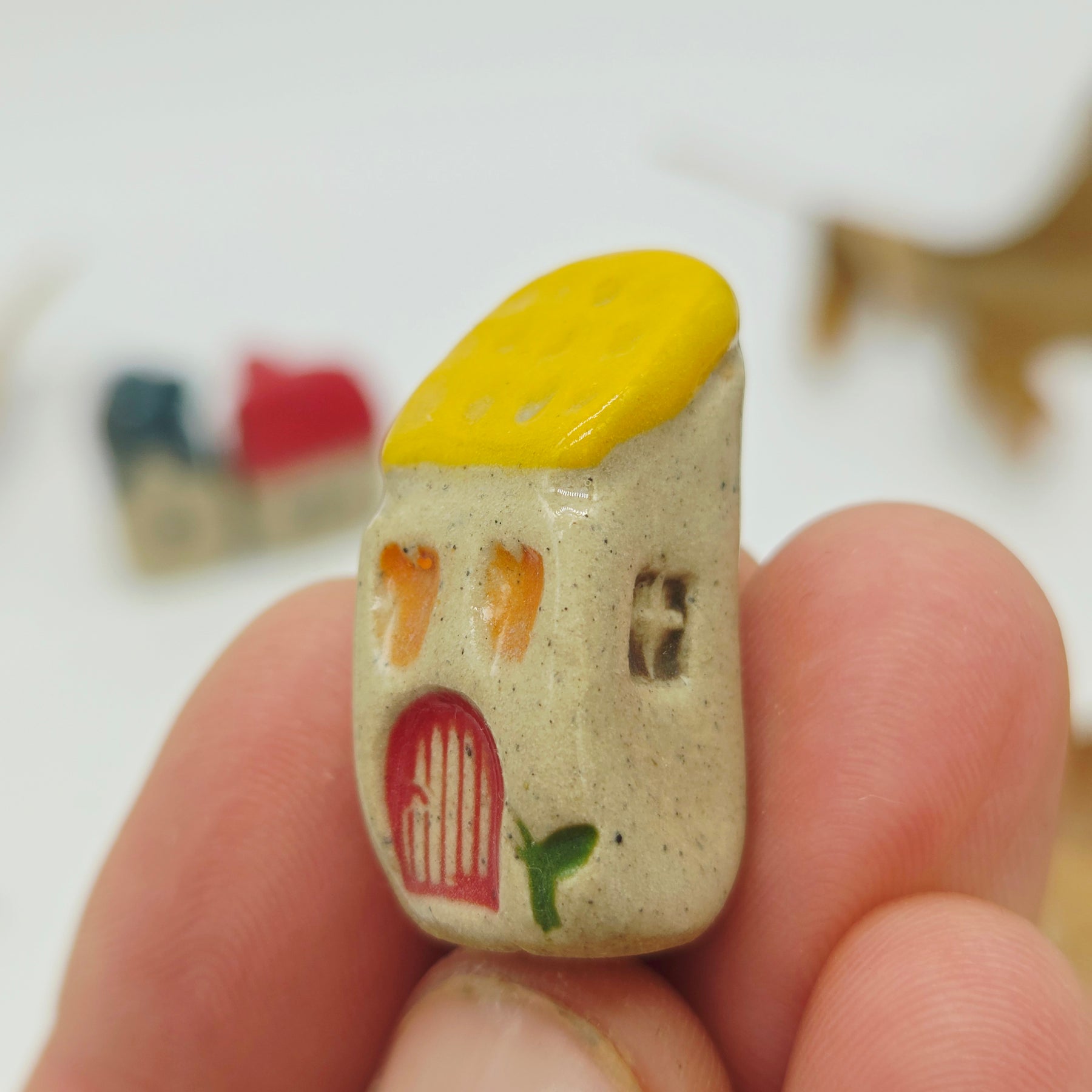Tiny Ceramic Village - Autumn Avenue