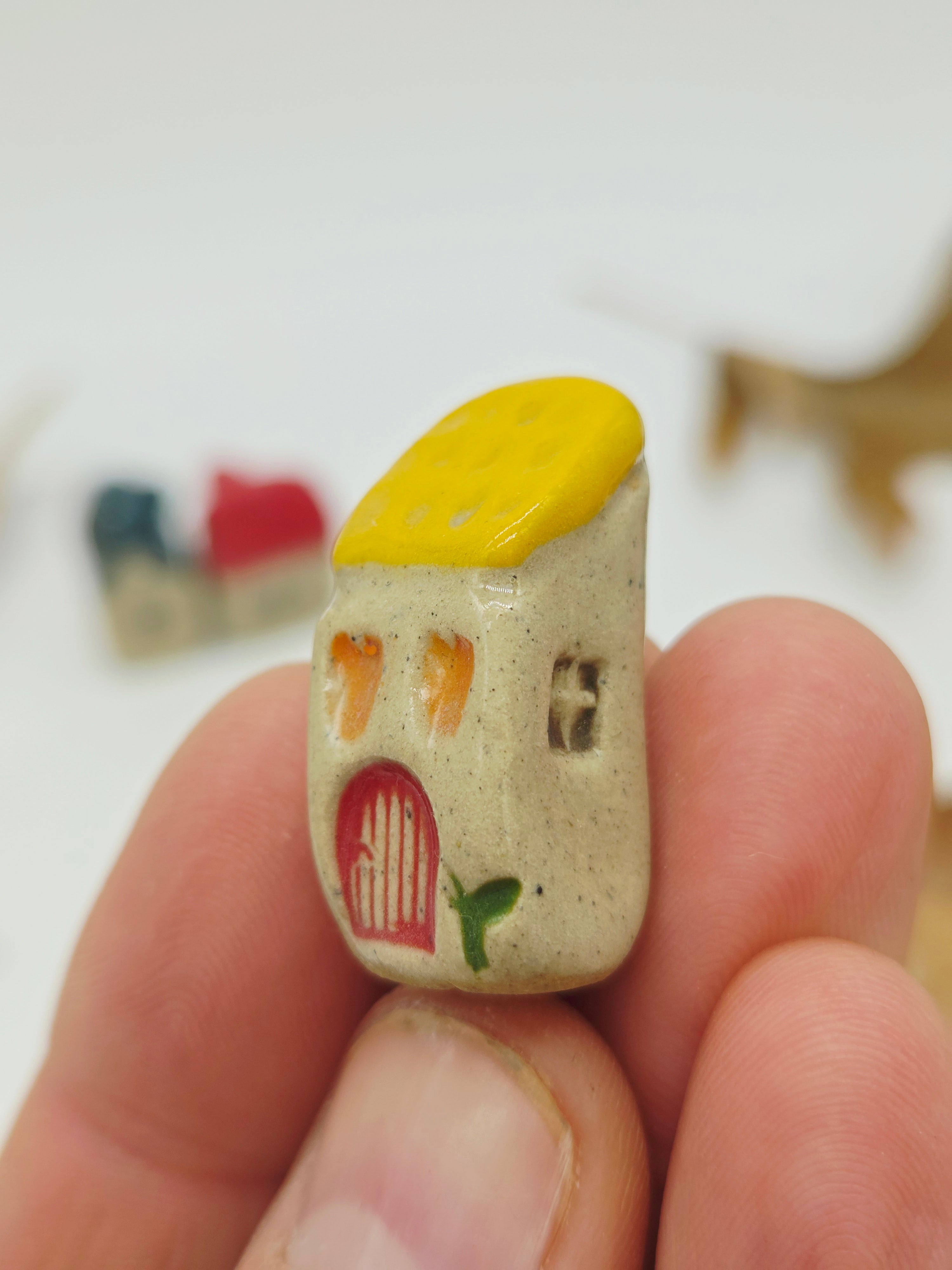 Tiny Ceramic Village - Autumn Avenue