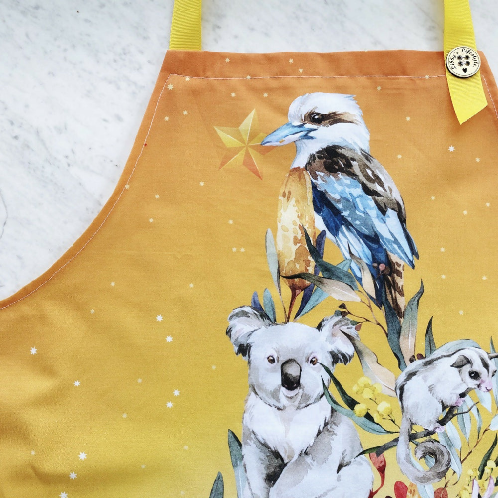 2Australian animals Christmas apron