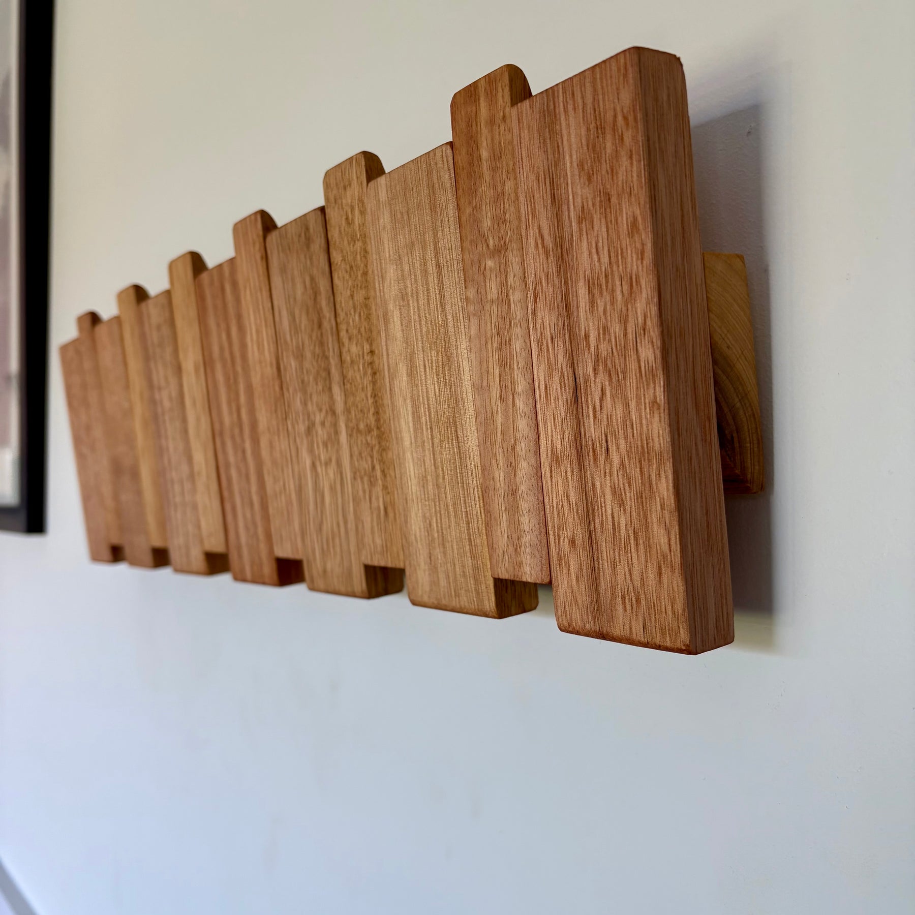 No.2 Tasmanian oak Piano style Coatrack