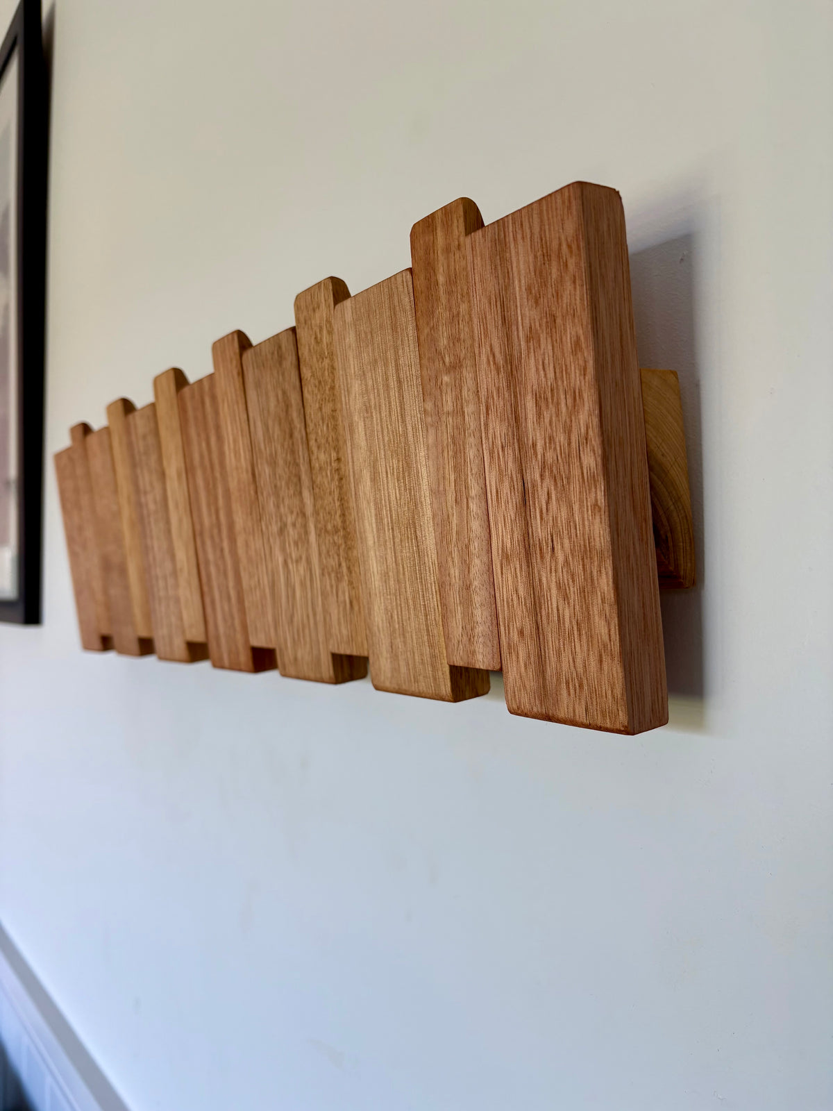 No.2 Tasmanian oak Piano style Coatrack