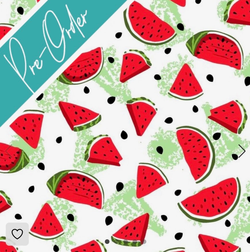 PRE-ORDER Water-resistant wet bags (Luscious Fruit Watermelon - Annette Winter Designs)
