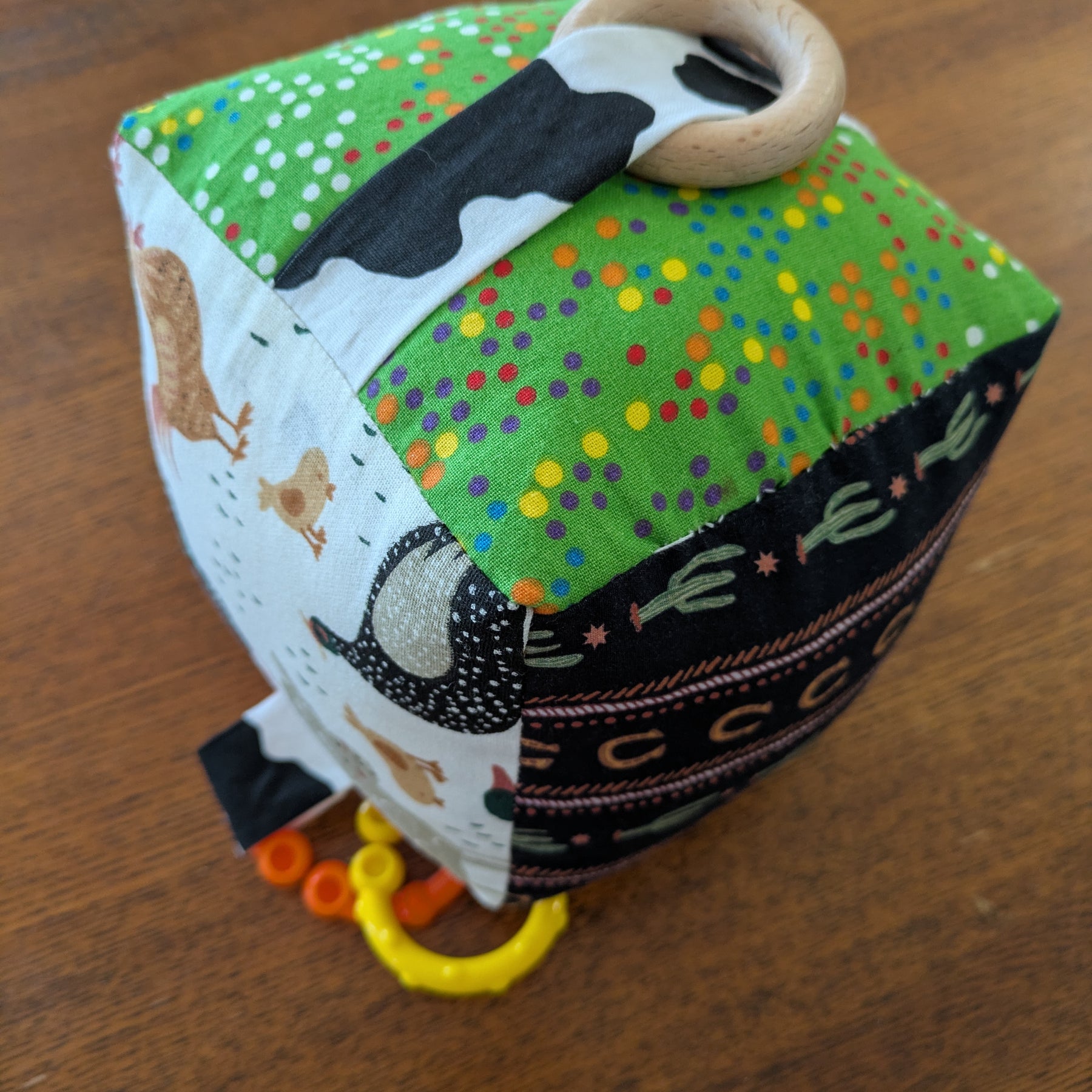 Western Farm Animal Soft Baby Cube