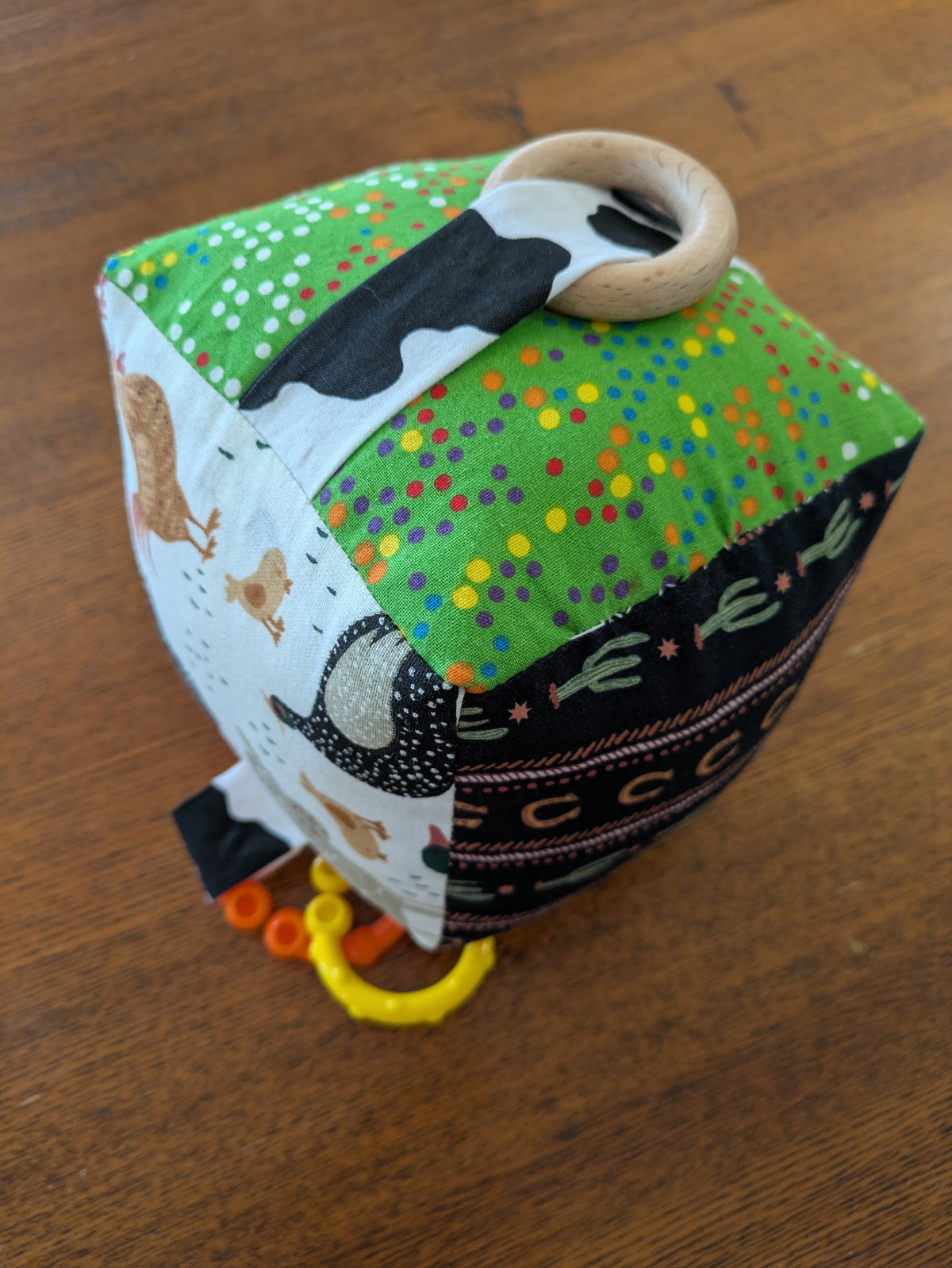 Western Farm Animal Soft Baby Cube
