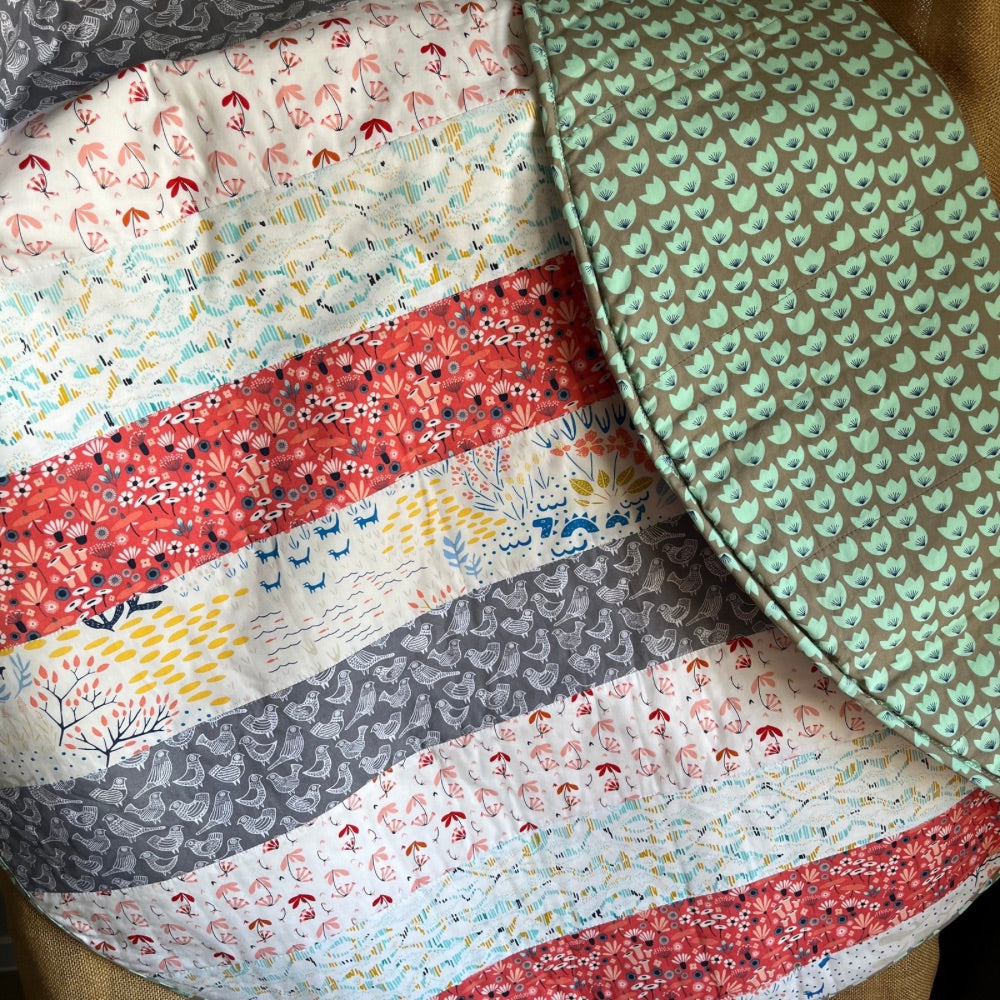 Organic Baby Play Mat | Reversible & Soft Tummy Time Mat Unique