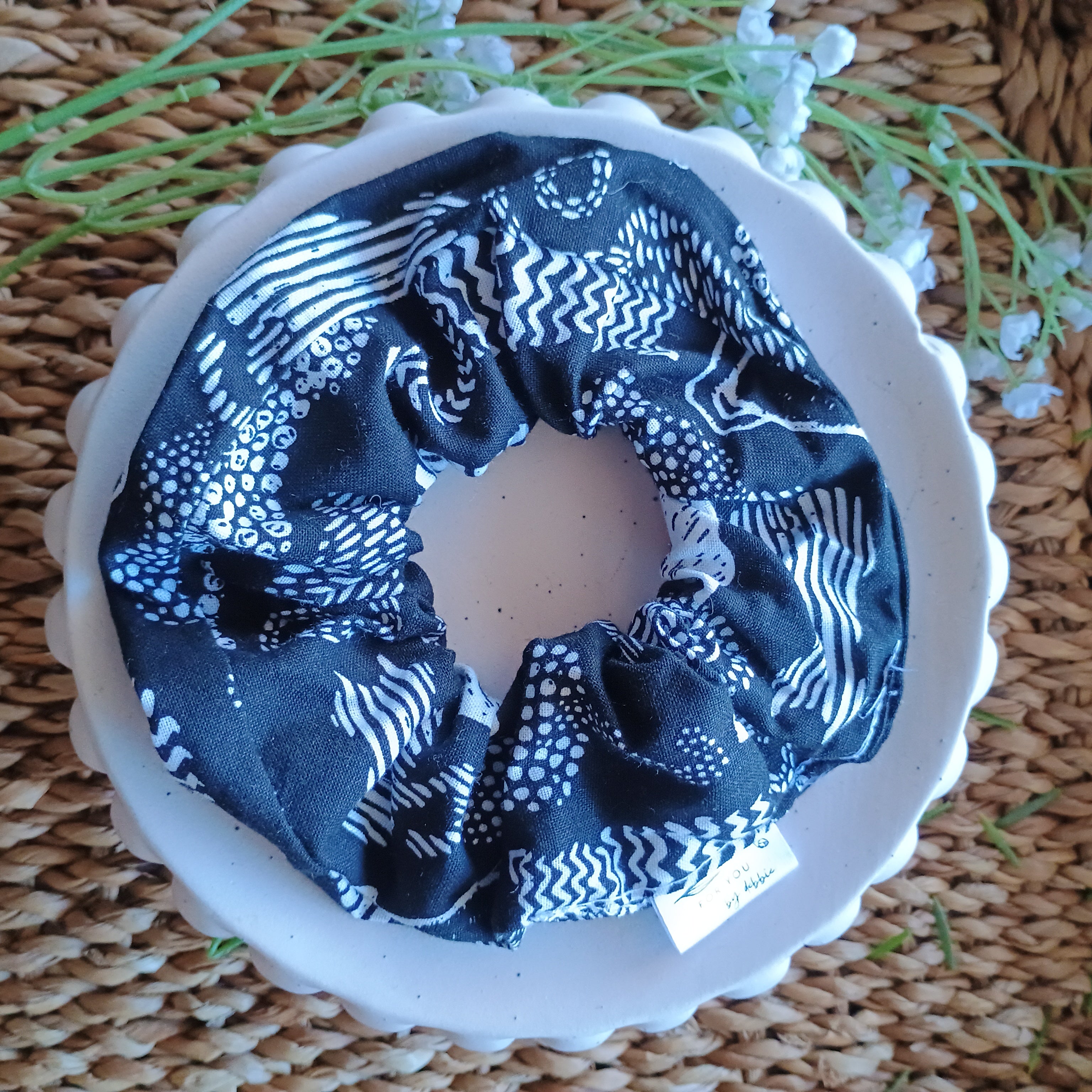 Cotton scrunchies