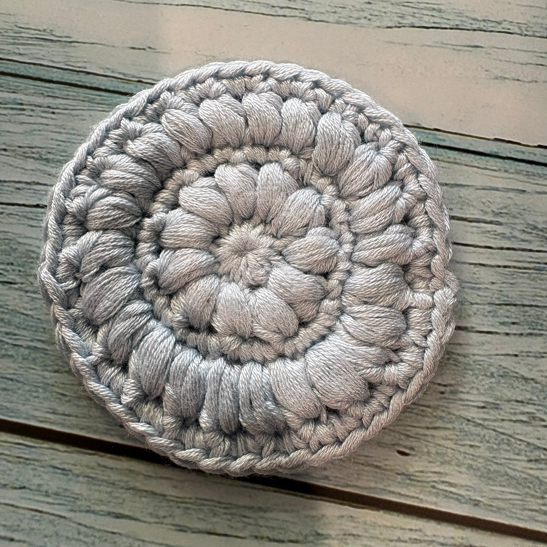 Crochet Face Scrubbies in Cotton Bamboo