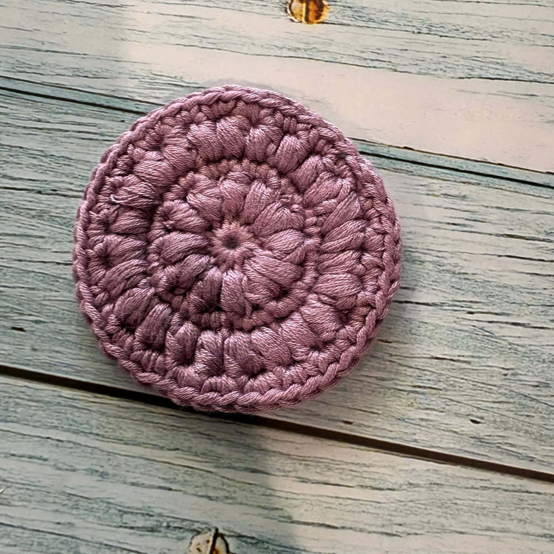 Crochet Face Scrubbies in Cotton Bamboo