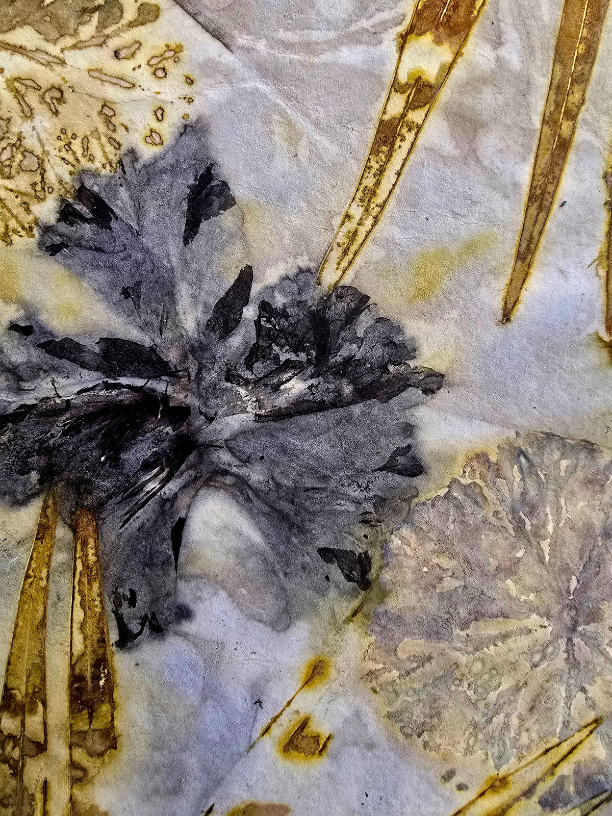 Hibiscus in Blue - Eco Print Journal