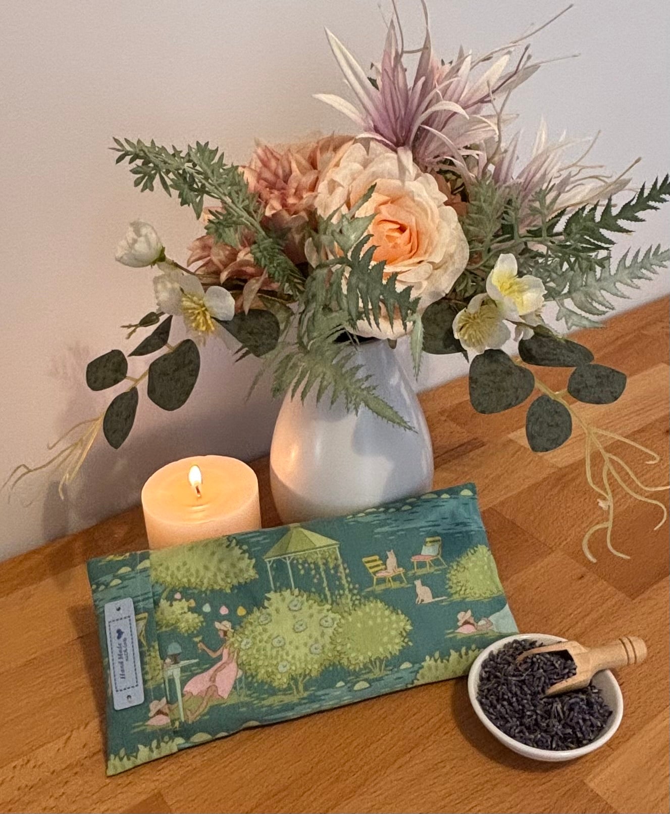 Lavender Eye Pillows with removable pillowcase