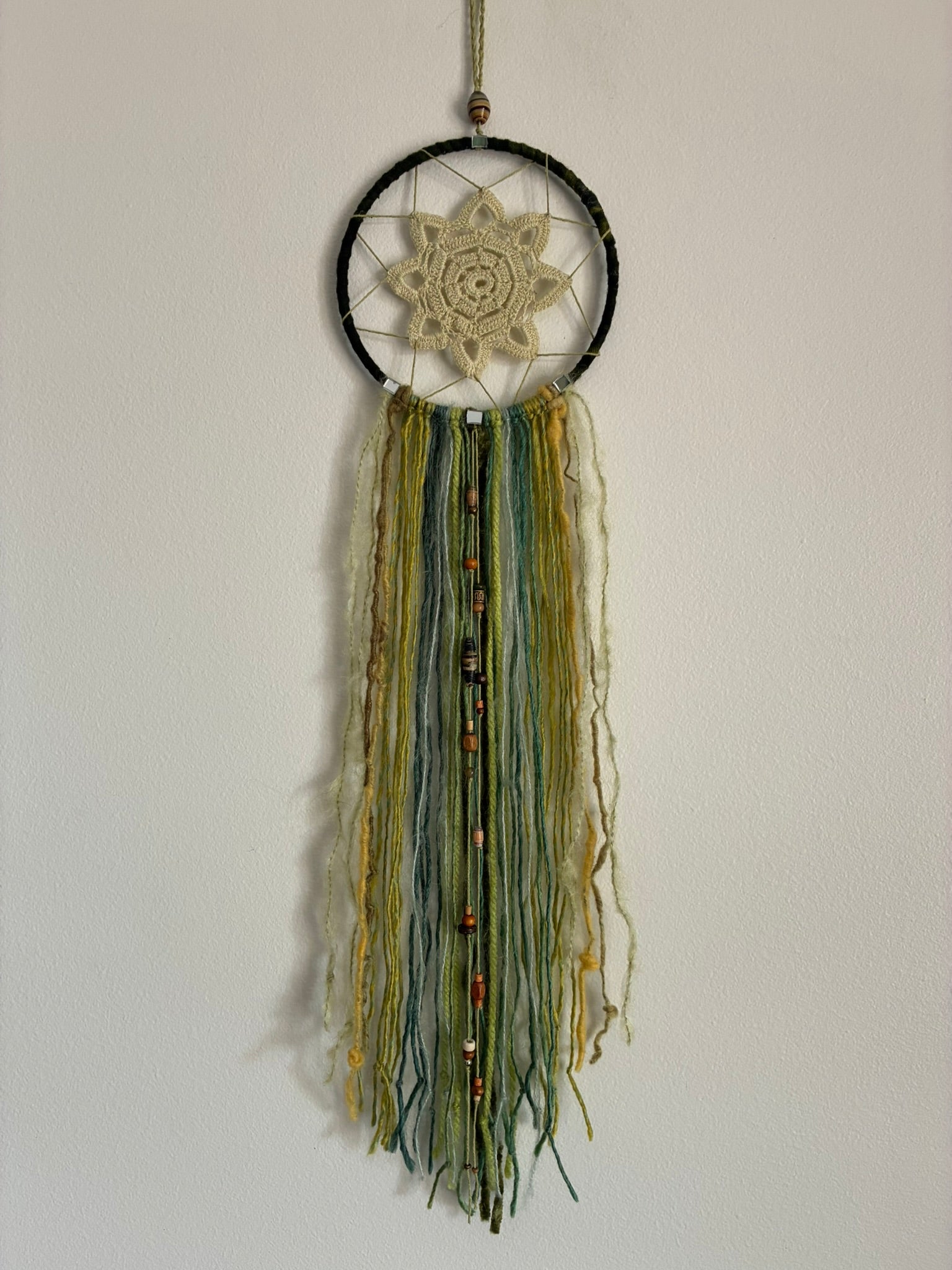 Dream Catcher - "Green Doily"