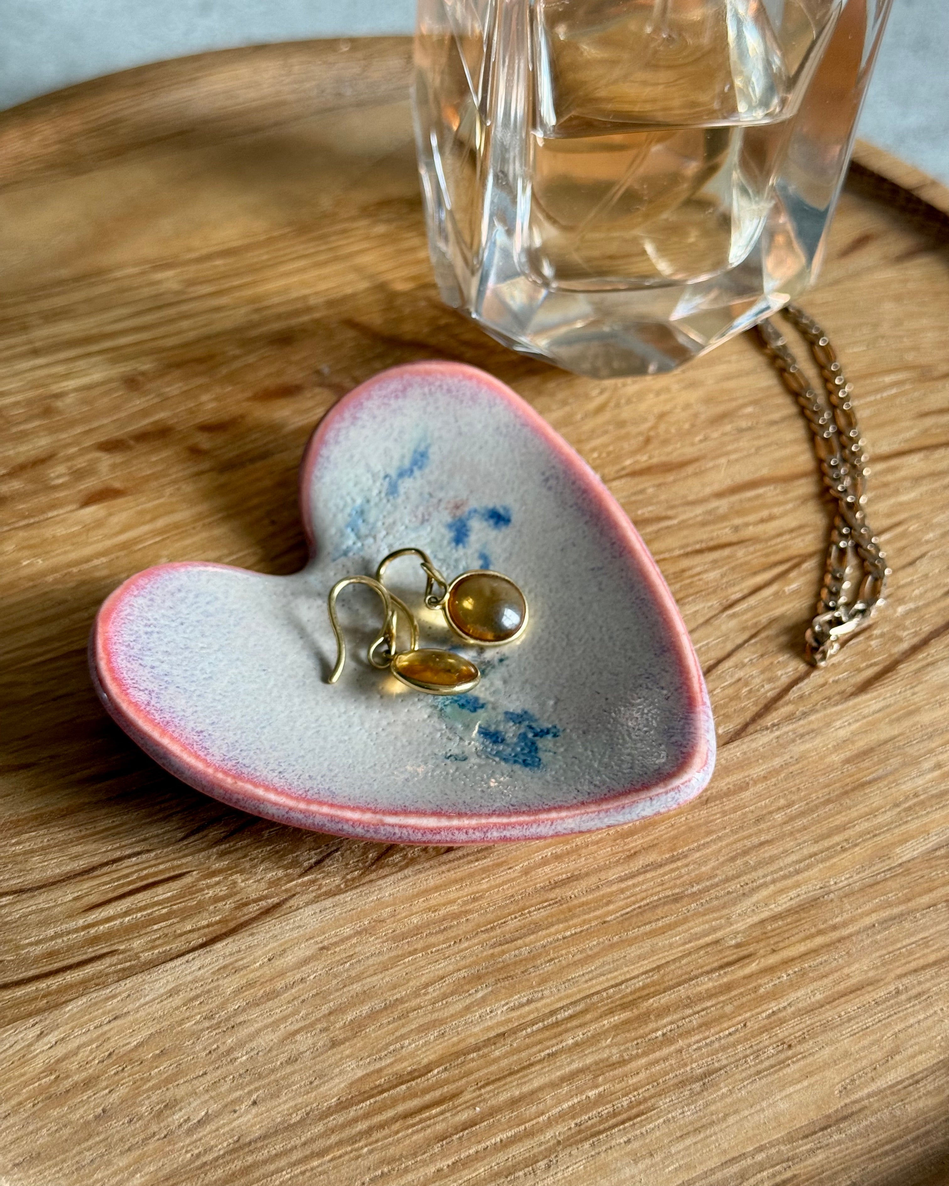 Handmade Trinket Dish | Heart Shaped | Jewellery