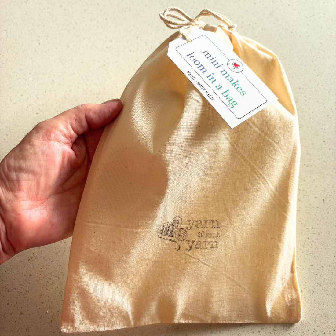 Mini Makes Loom In A Bag - Weaving Loom and Tools - DIY Craft Kit
