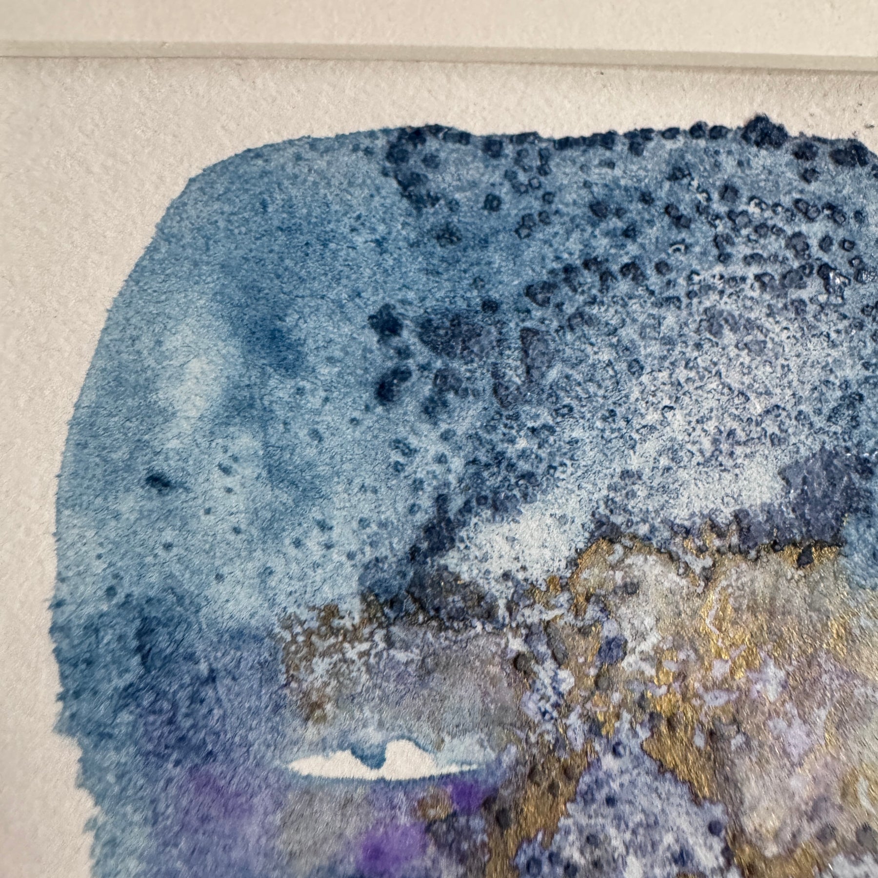 Winter Crossing – Original Abstract Watercolour Painting