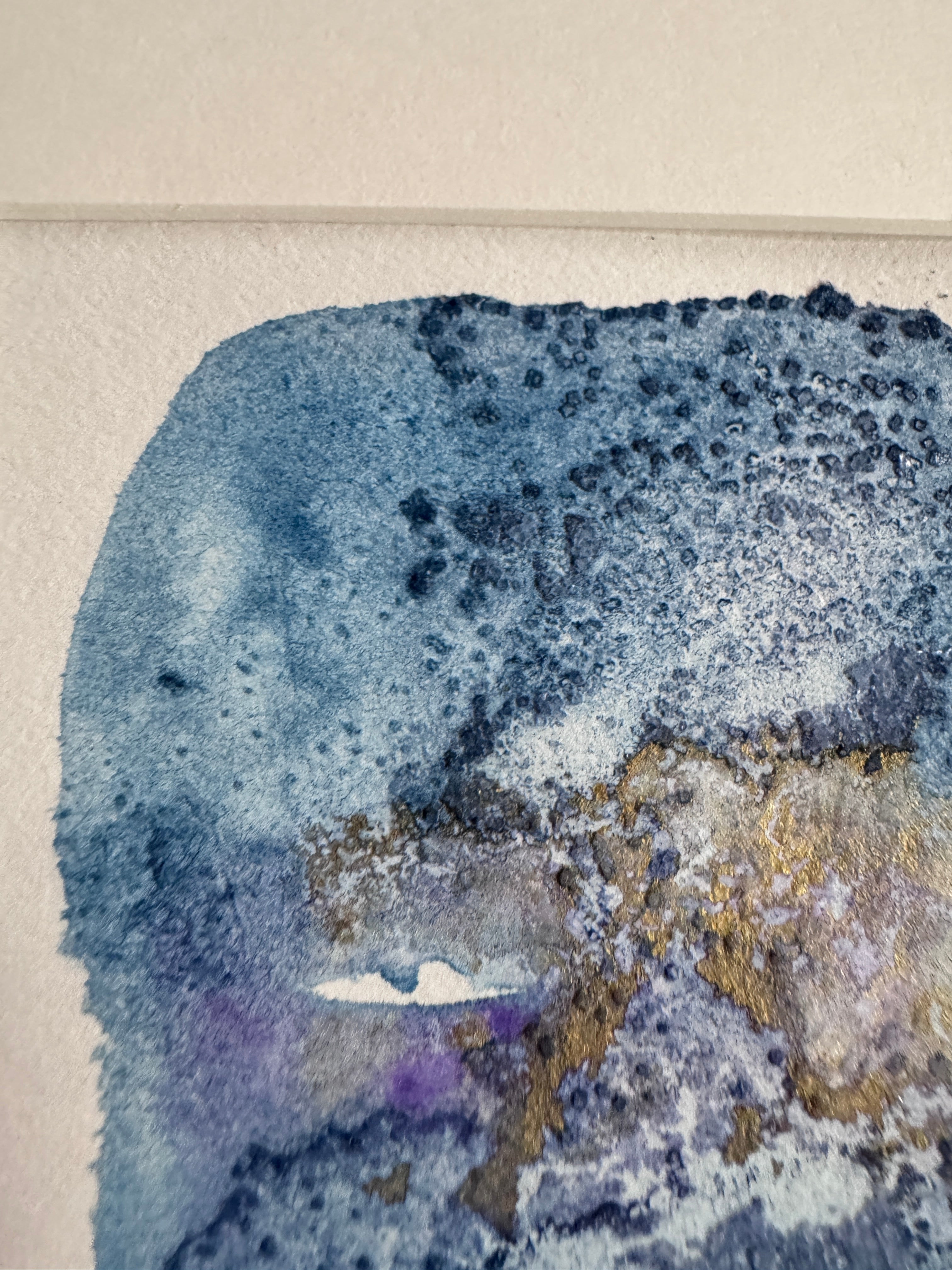 Winter Crossing – Original Abstract Watercolour Painting
