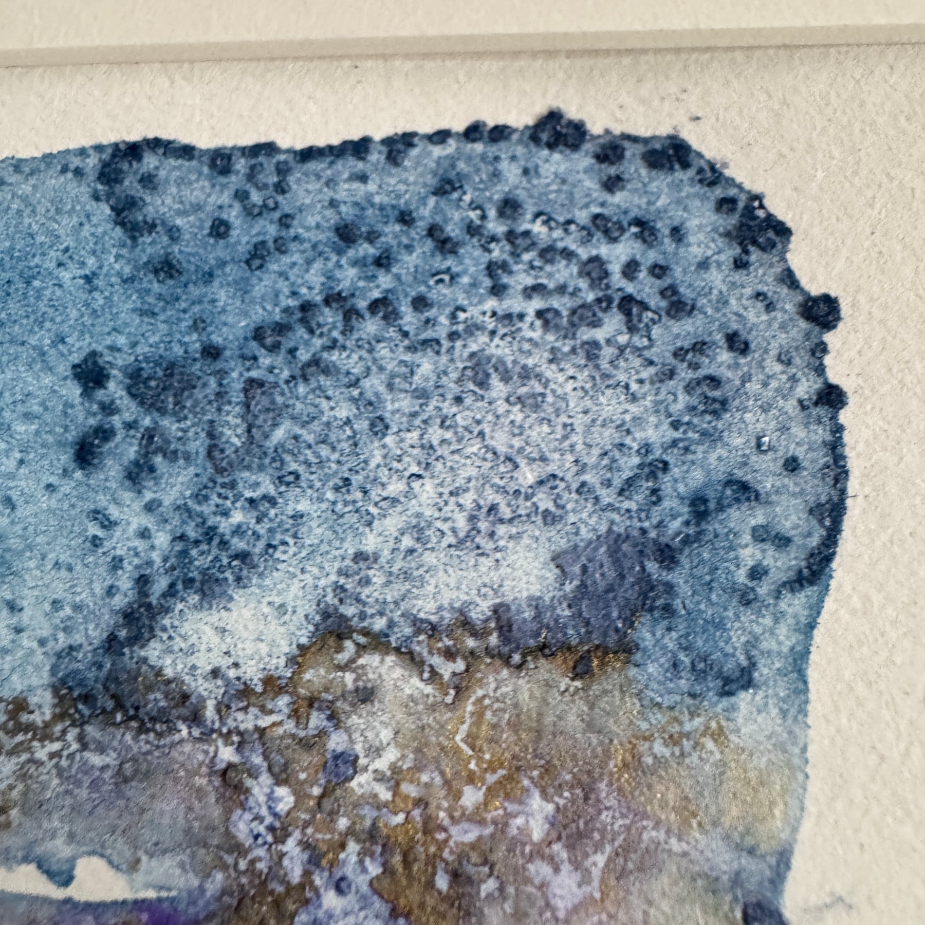 Winter Crossing – Original Abstract Watercolour Painting