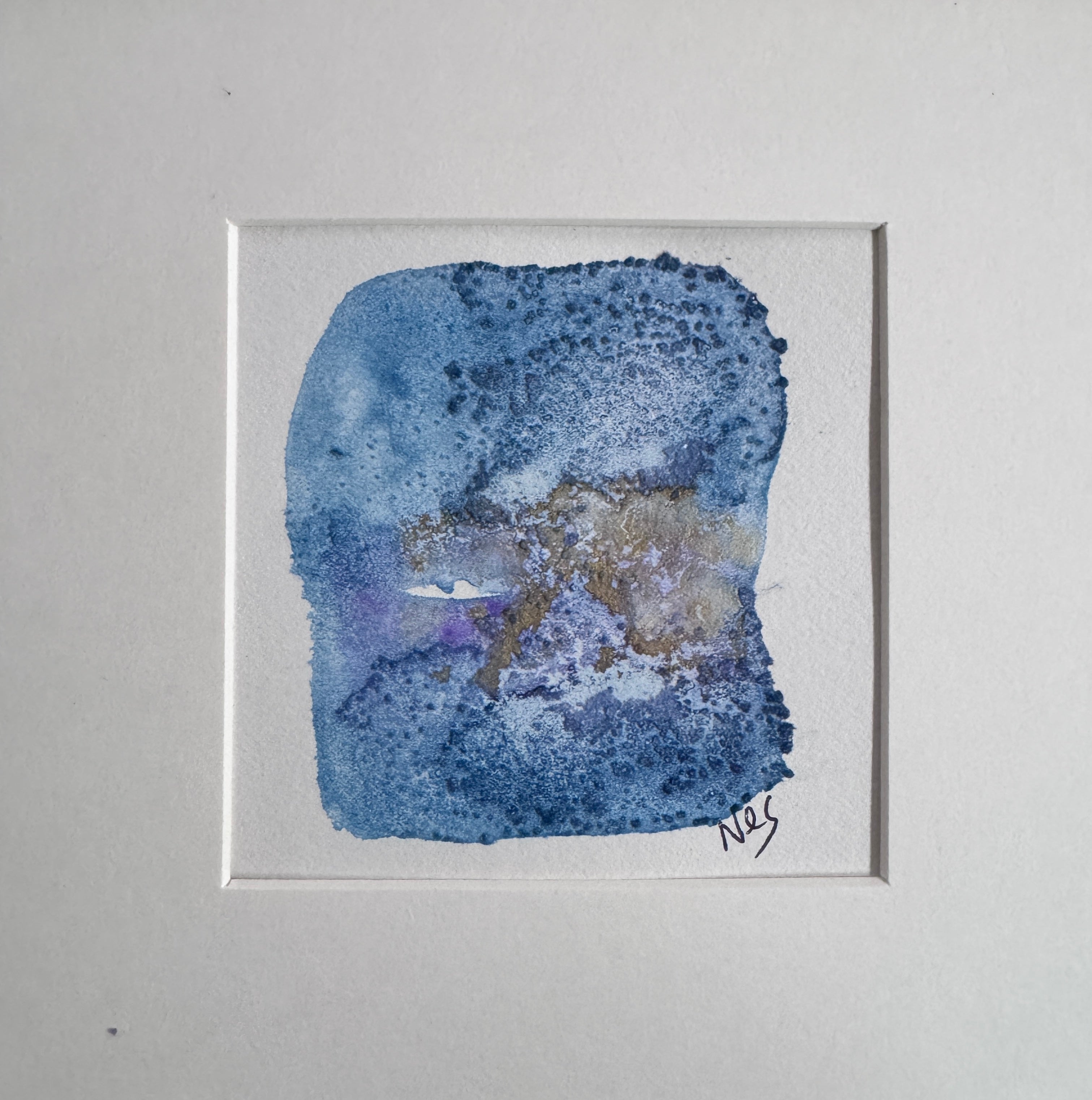 Winter Crossing – Original Abstract Watercolour Painting