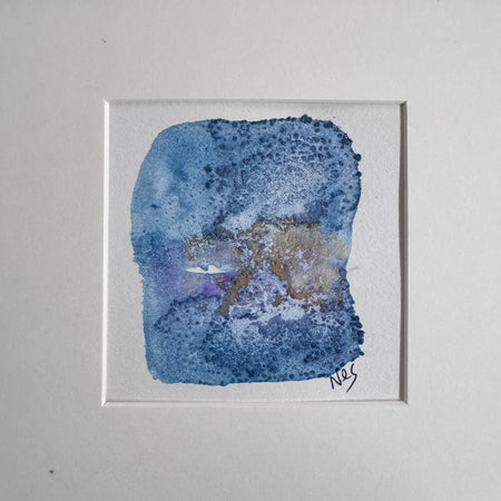 Winter Crossing – Original Abstract Watercolour Painting