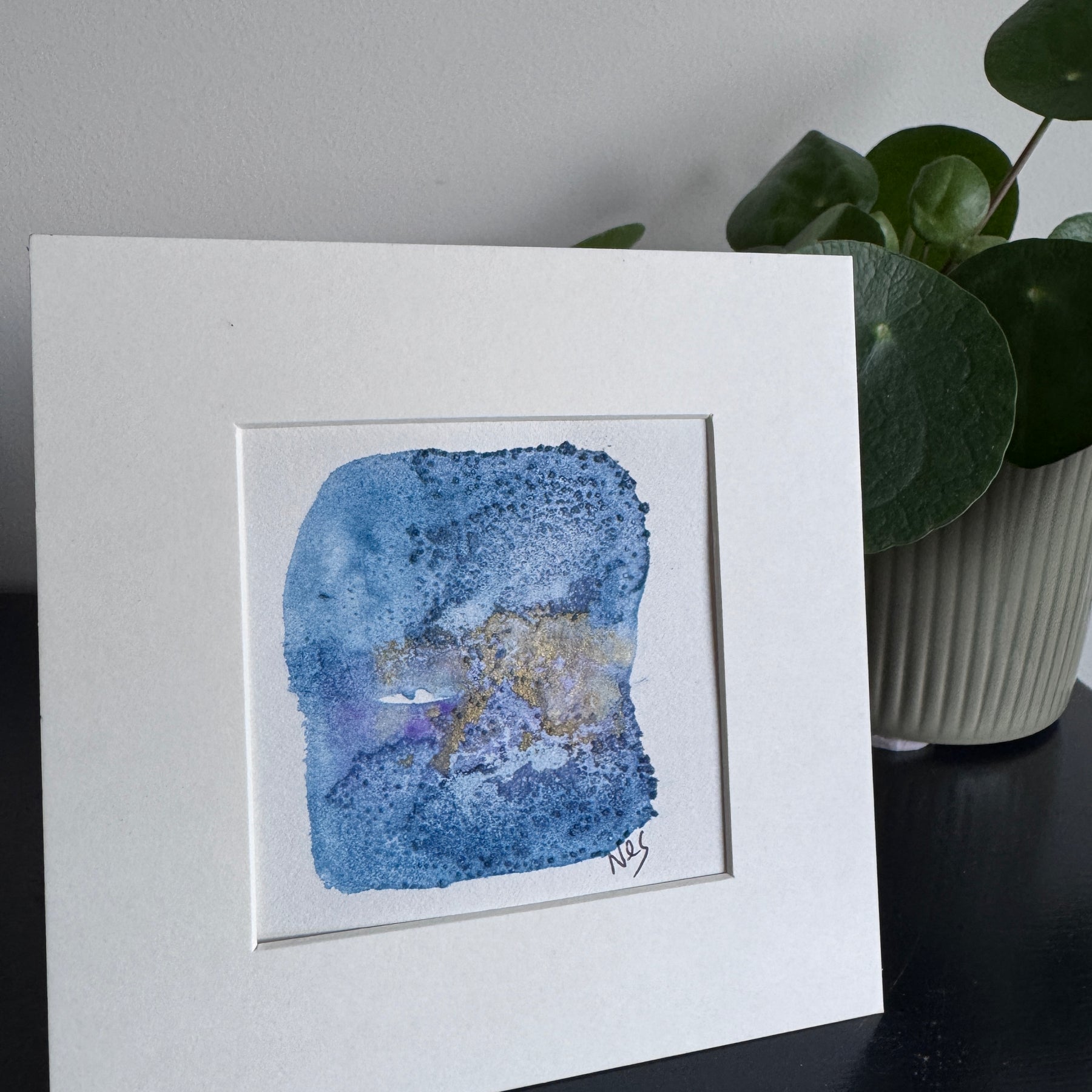 Winter Crossing – Original Abstract Watercolour Painting