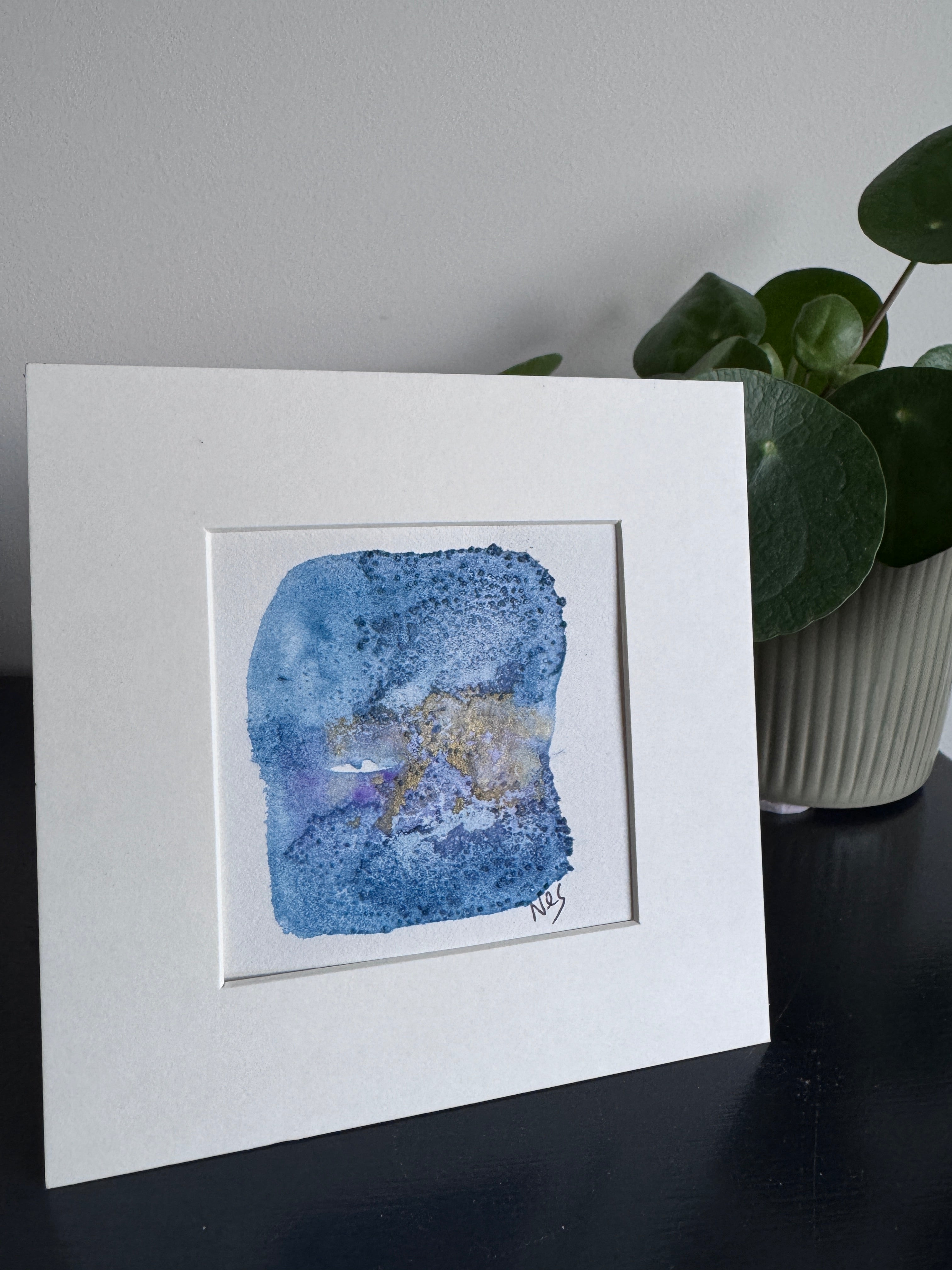 Winter Crossing – Original Abstract Watercolour Painting