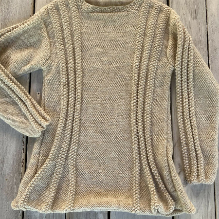 Child’s Knitted Jumper Ecru 6 to 7 years