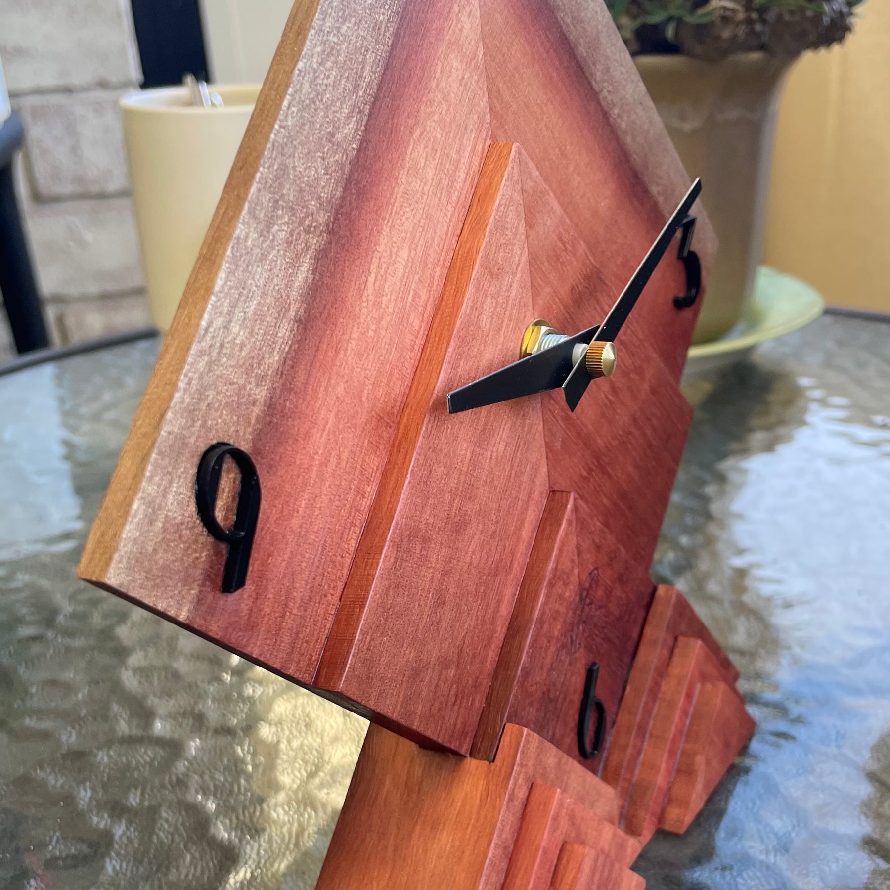 Art Deco style table clock