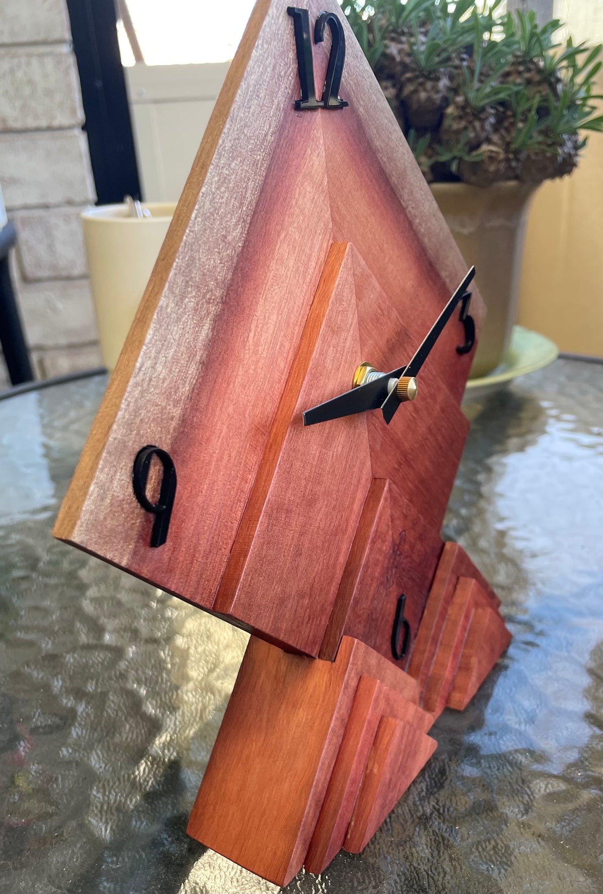 Art Deco style table clock