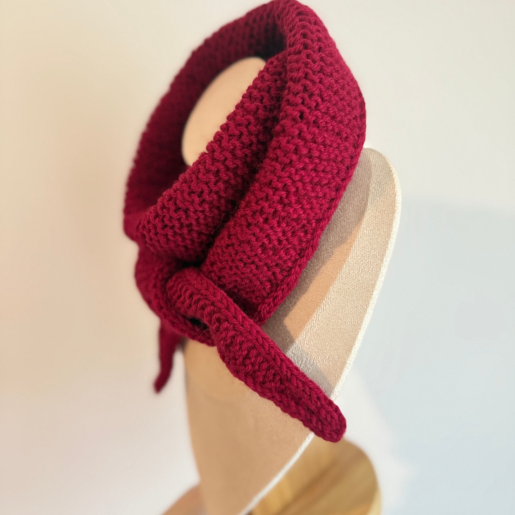 Burgundy sophie scarf