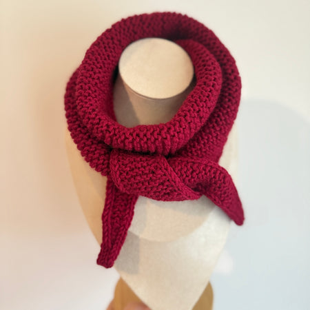 Burgundy sophie scarf
