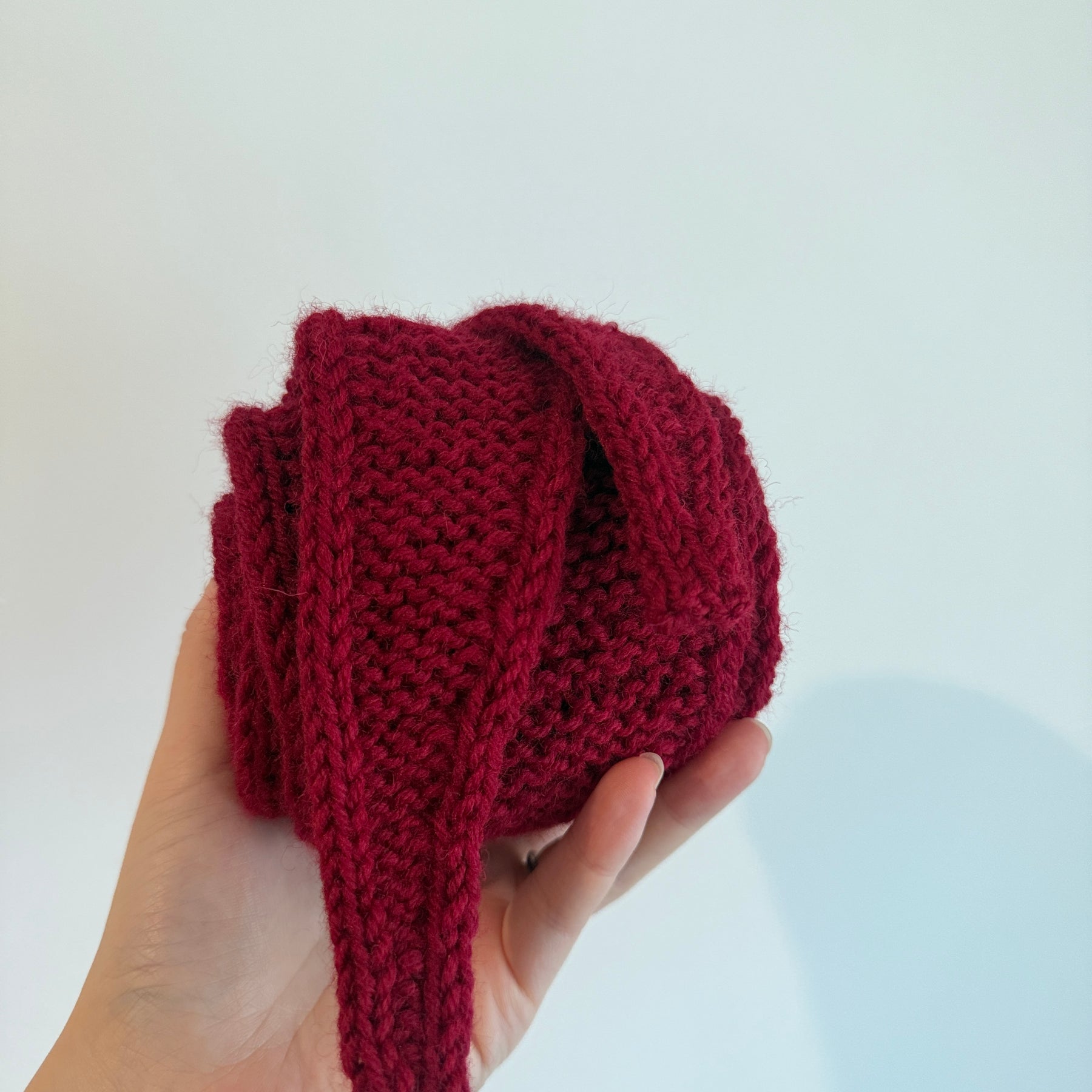 Burgundy sophie scarf