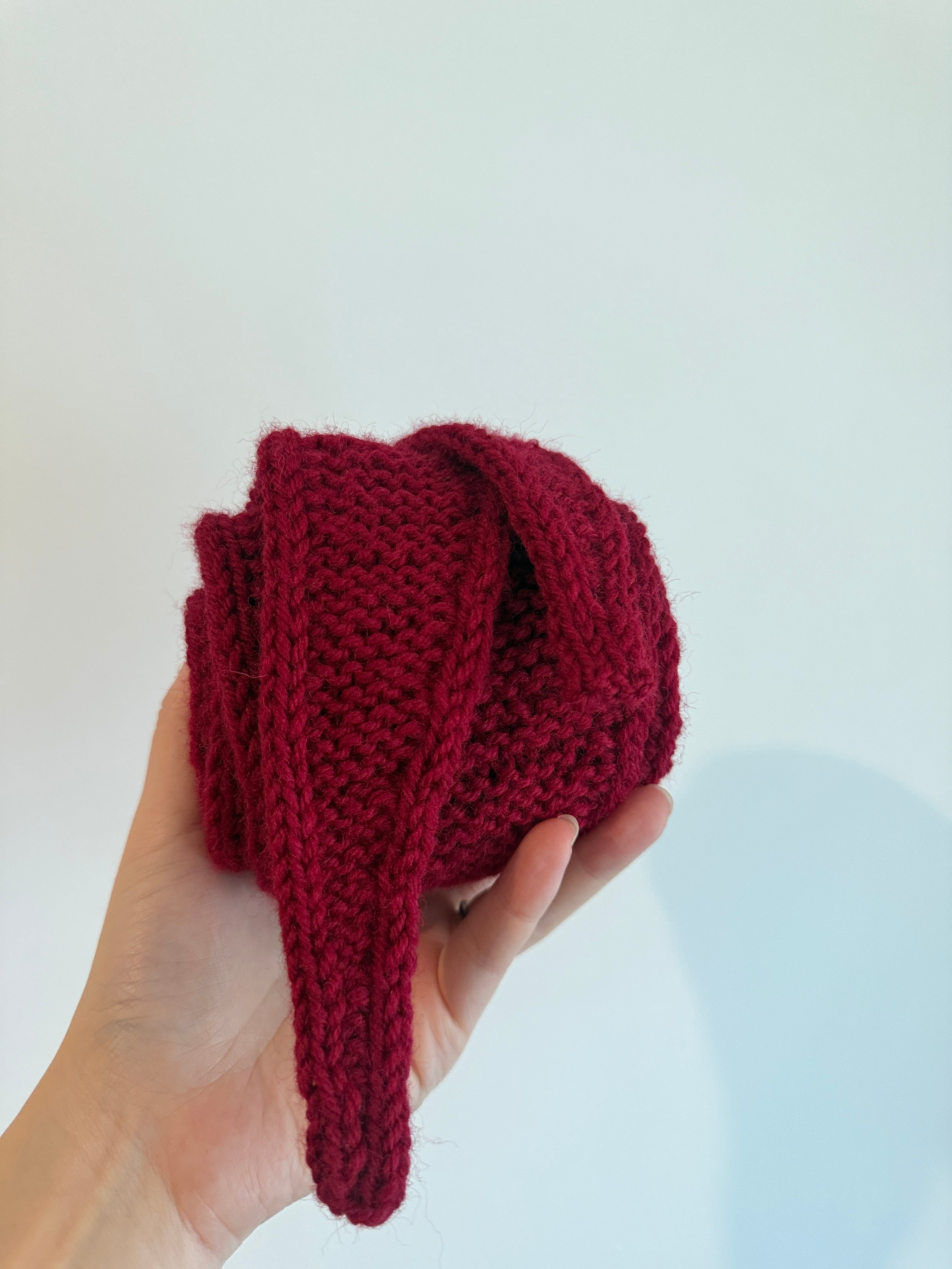 Burgundy sophie scarf